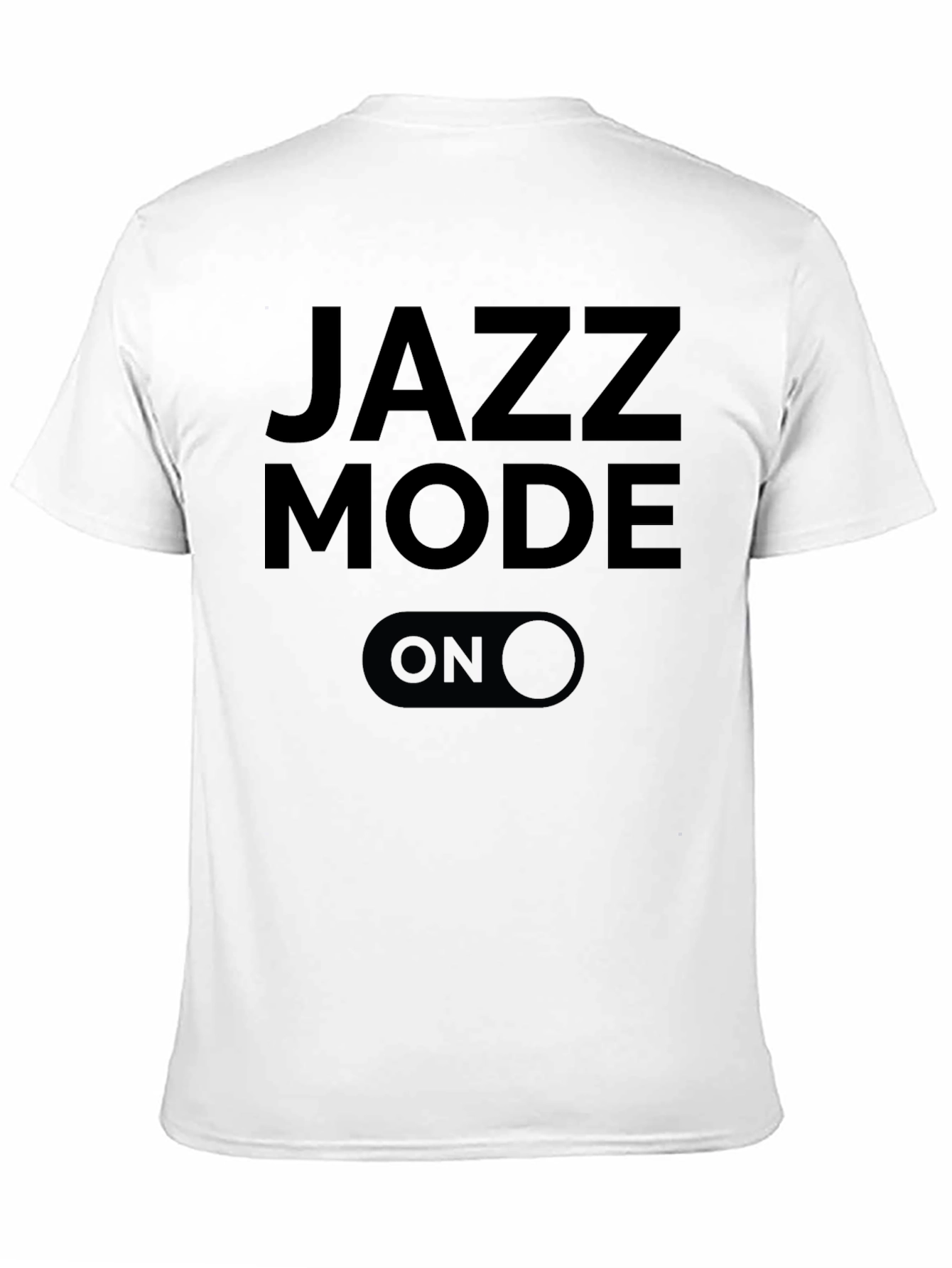 Jazz Mode ON Black Graphic Tee