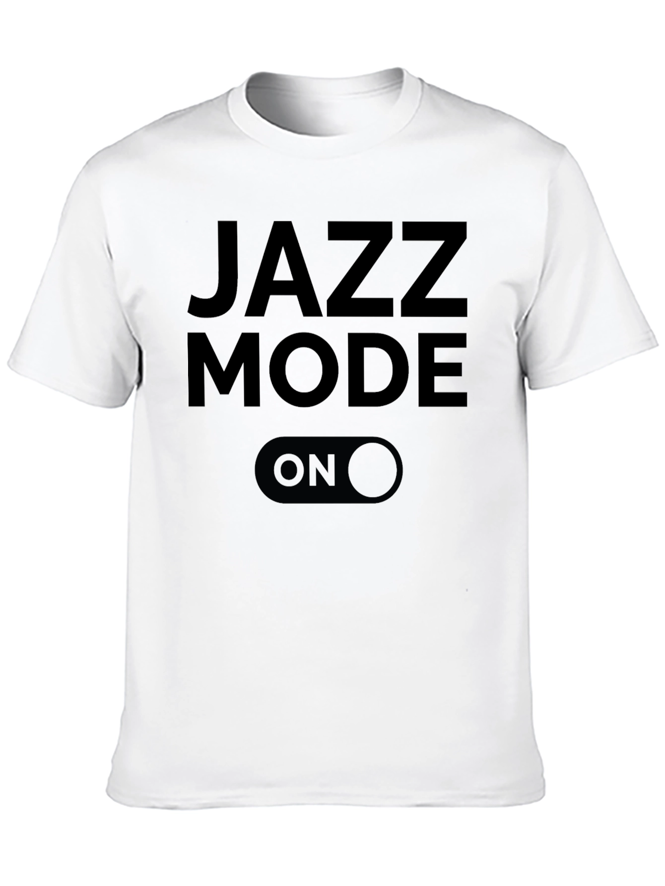 Jazz Mode ON Black Graphic Tee