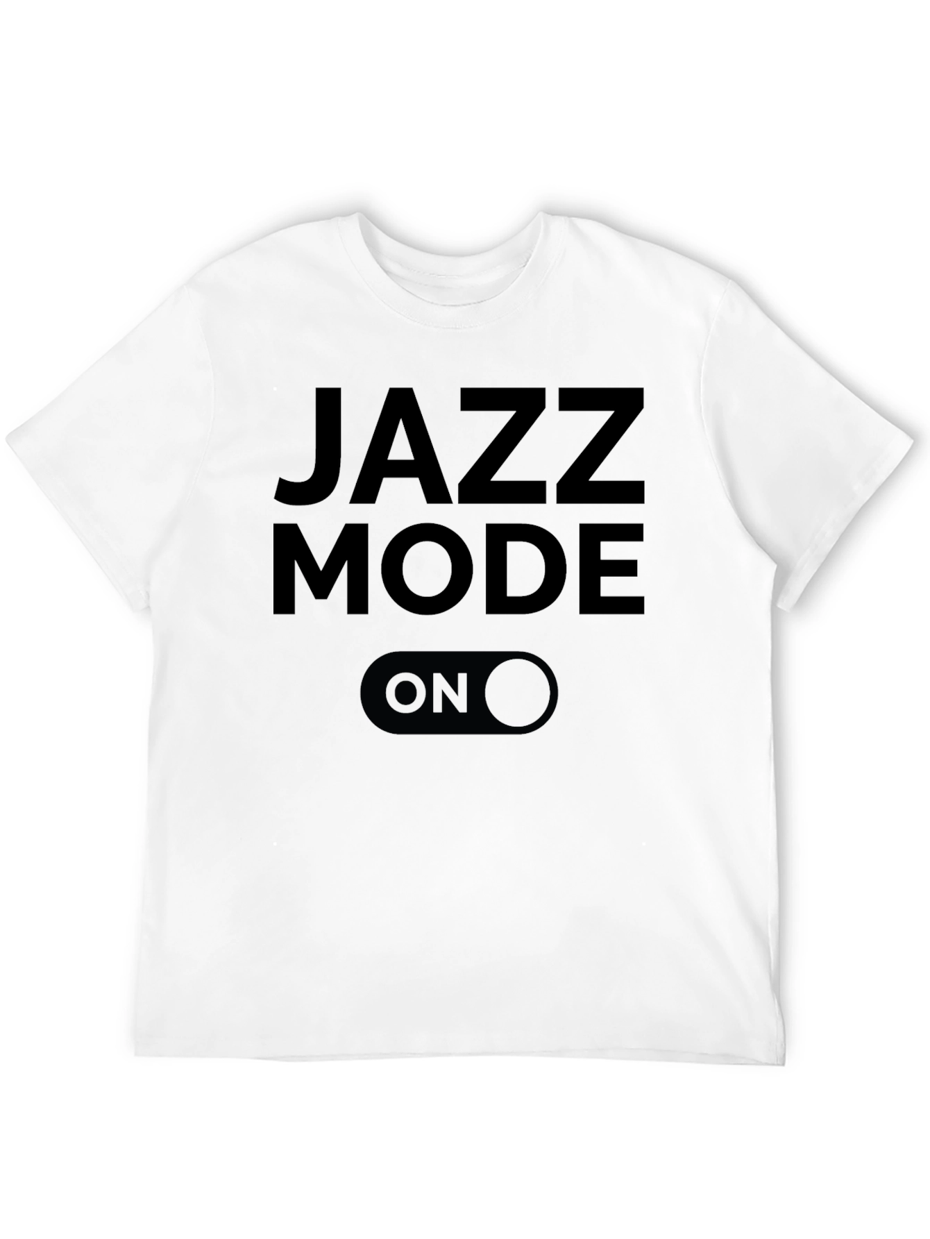 Jazz Mode ON Black Graphic Tee
