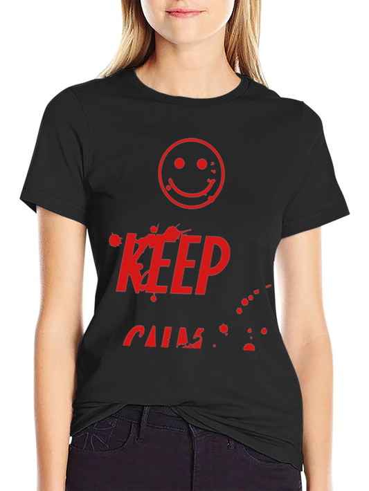 Keep Calm T-Shirt - Black Graphic Tee
