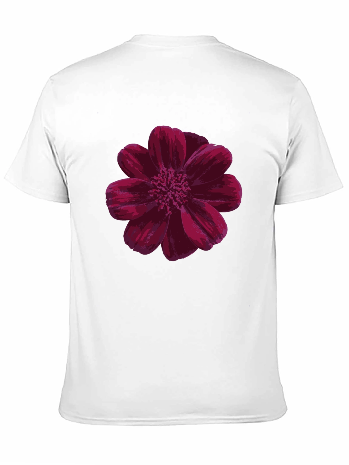 Floral Print Black T-Shirt - Casual Comfort