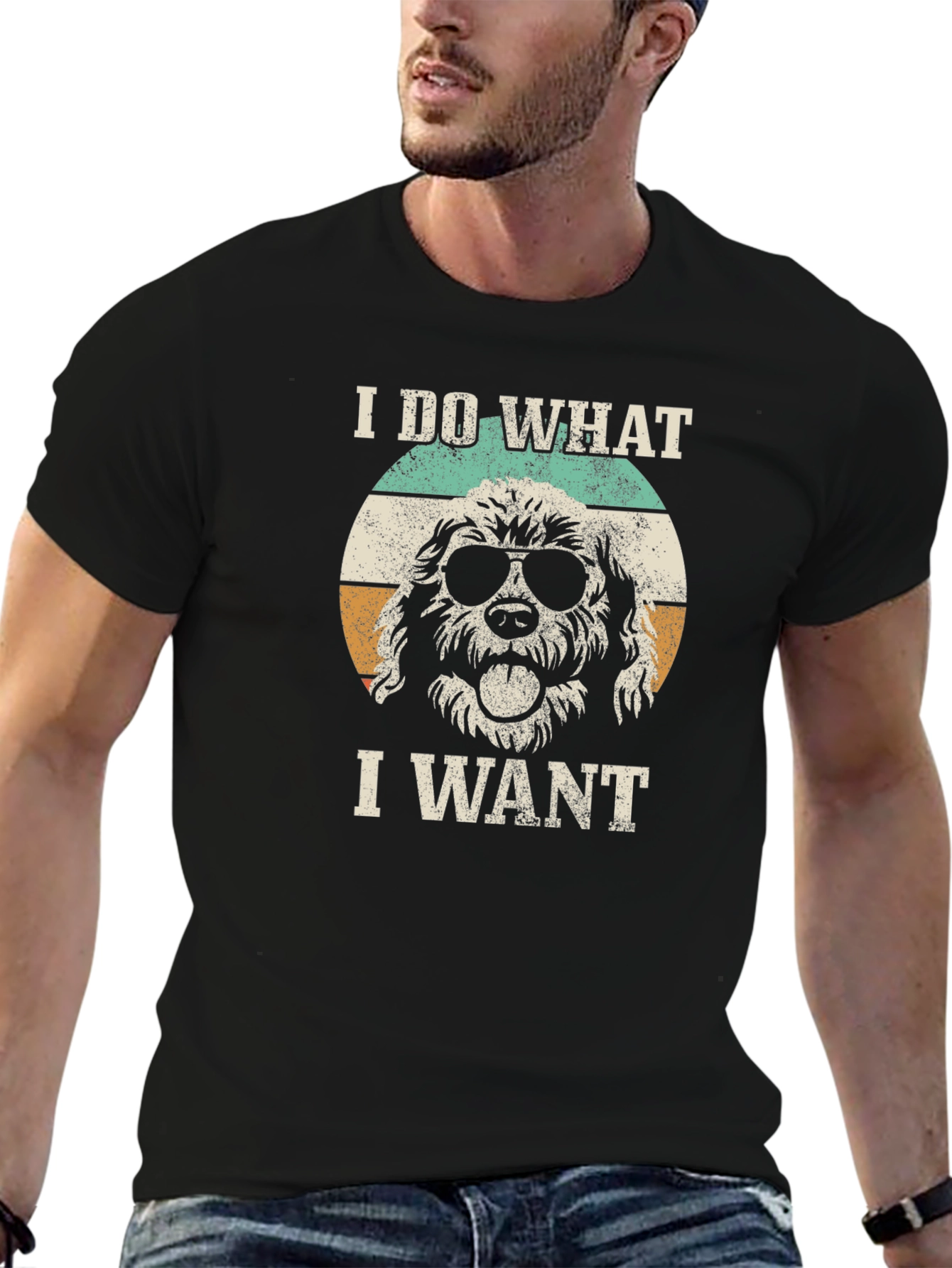 I Do What I Want Dog Graphic T-Shirt