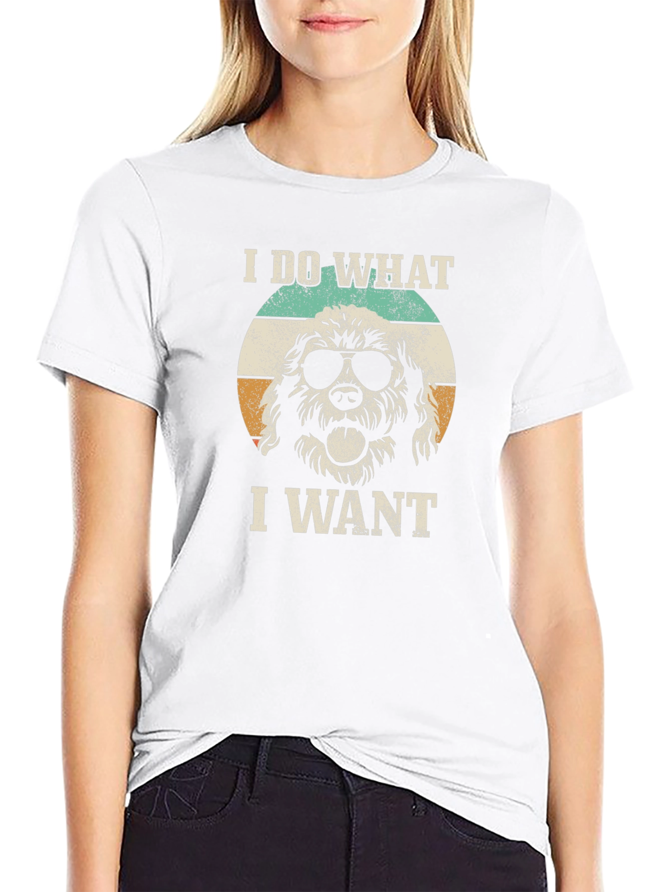 I Do What I Want Dog Graphic T-Shirt