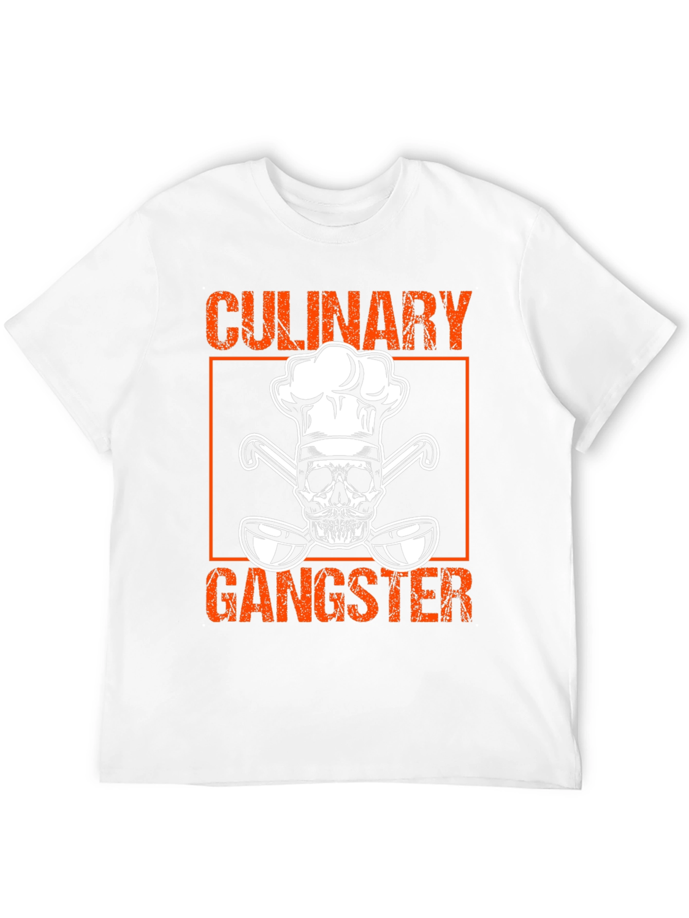 Culinary Gangster T-Shirt - Chef Skull Design