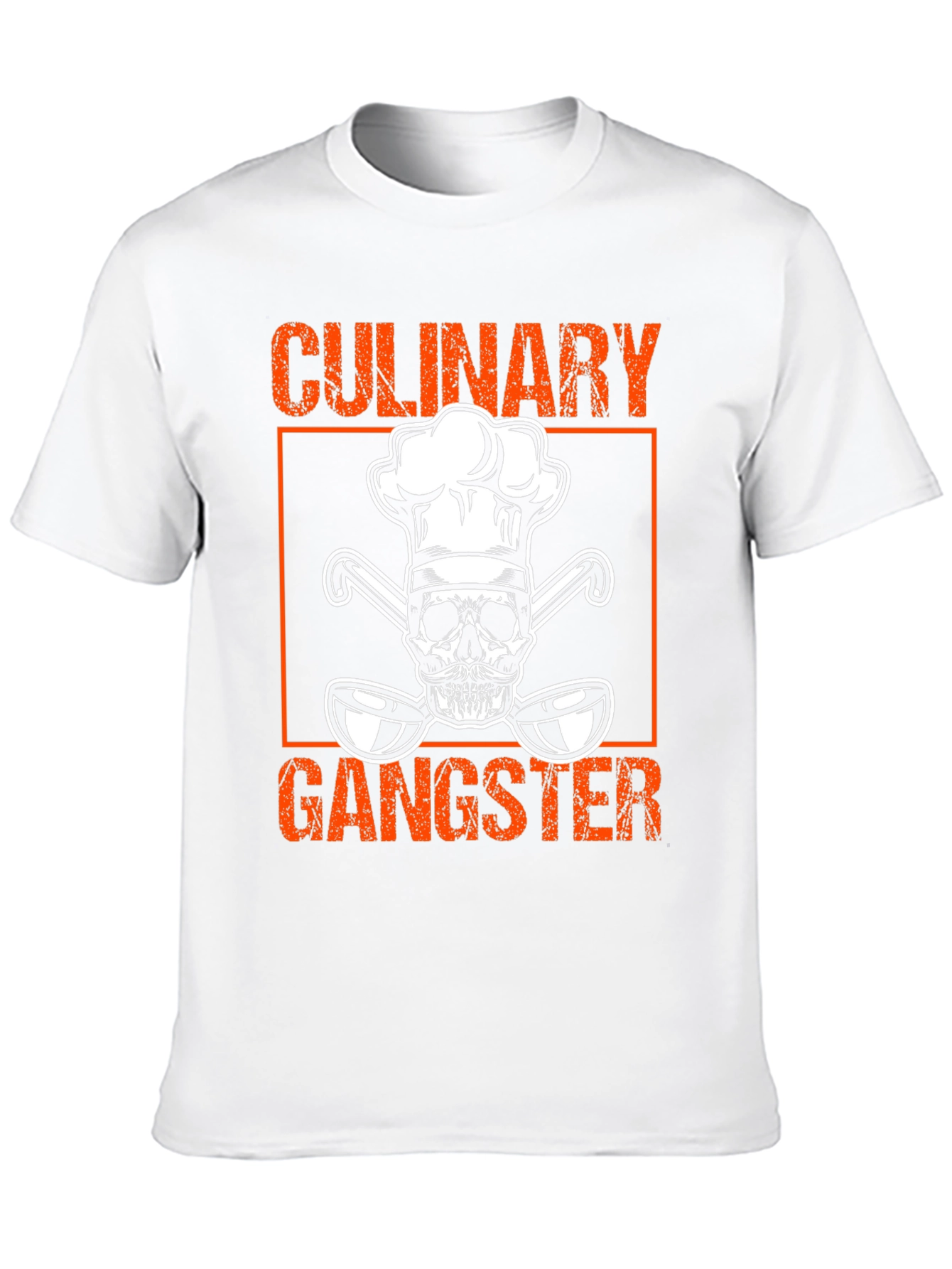 Culinary Gangster T-Shirt - Chef Skull Design