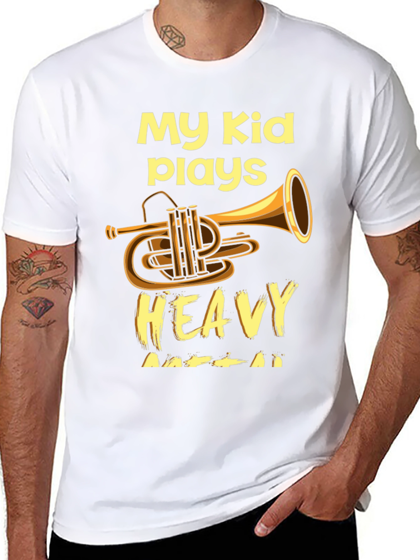 My Kid Plays Heavy Metal Trumpet T-Shirt