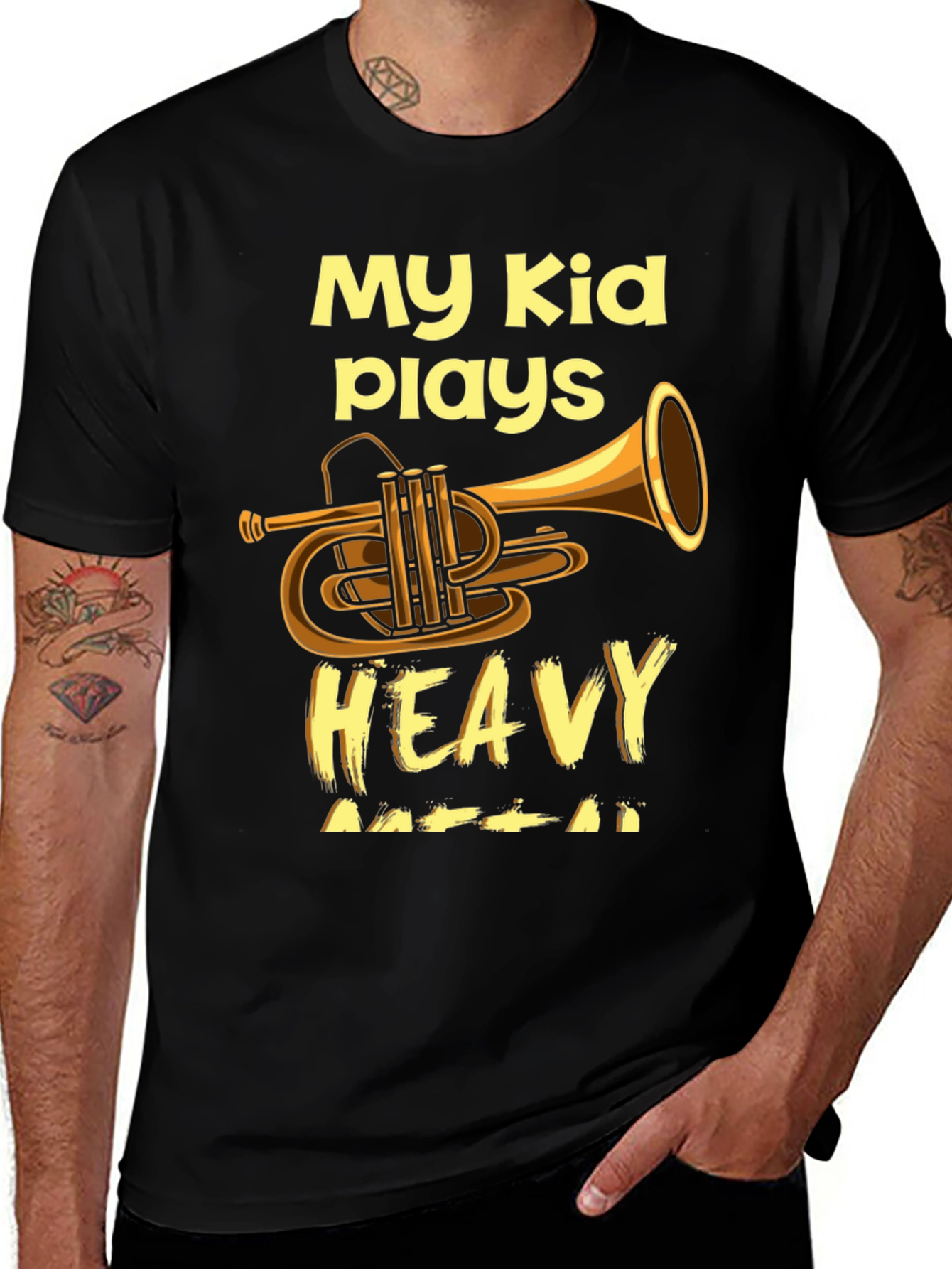 My Kid Plays Heavy Metal Trumpet T-Shirt
