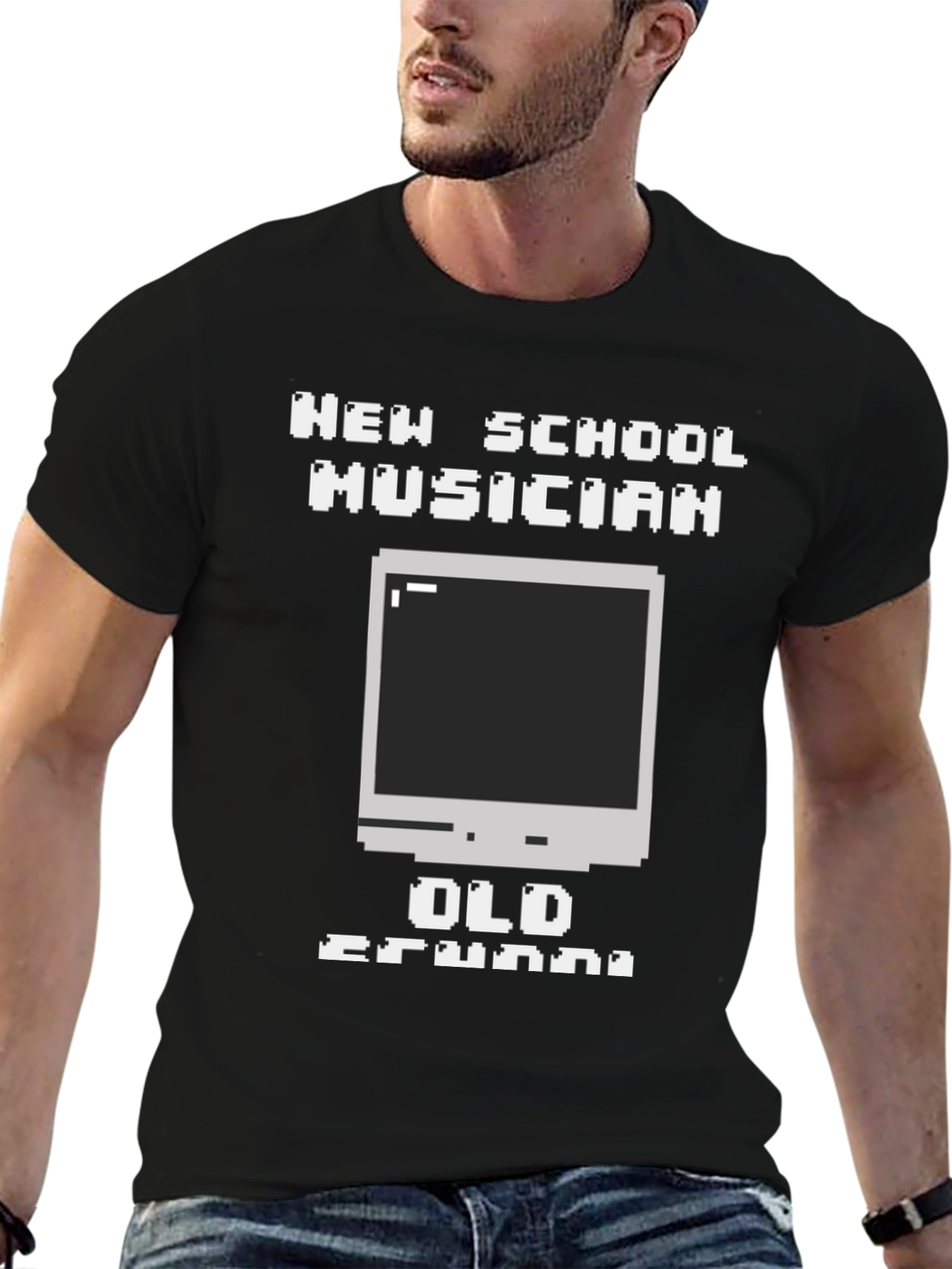 Retro Musician Tee - Old School Cool