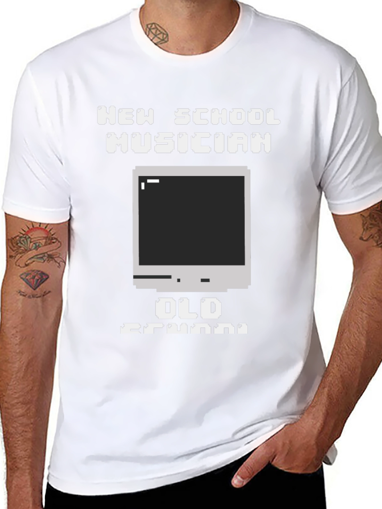 Retro Musician Tee - Old School Cool