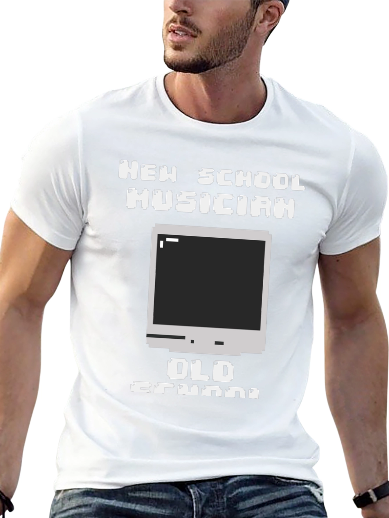 Retro Musician Tee - Old School Cool