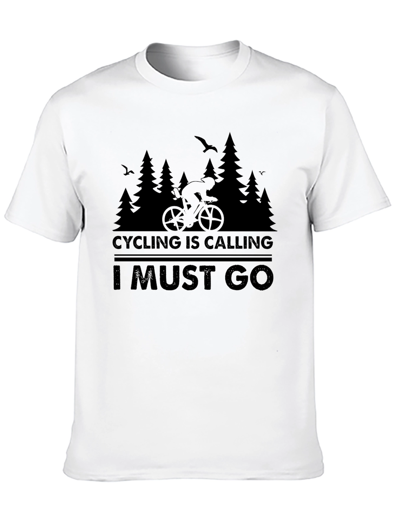 Cycling Is Calling T-Shirt - Nature Rider Design