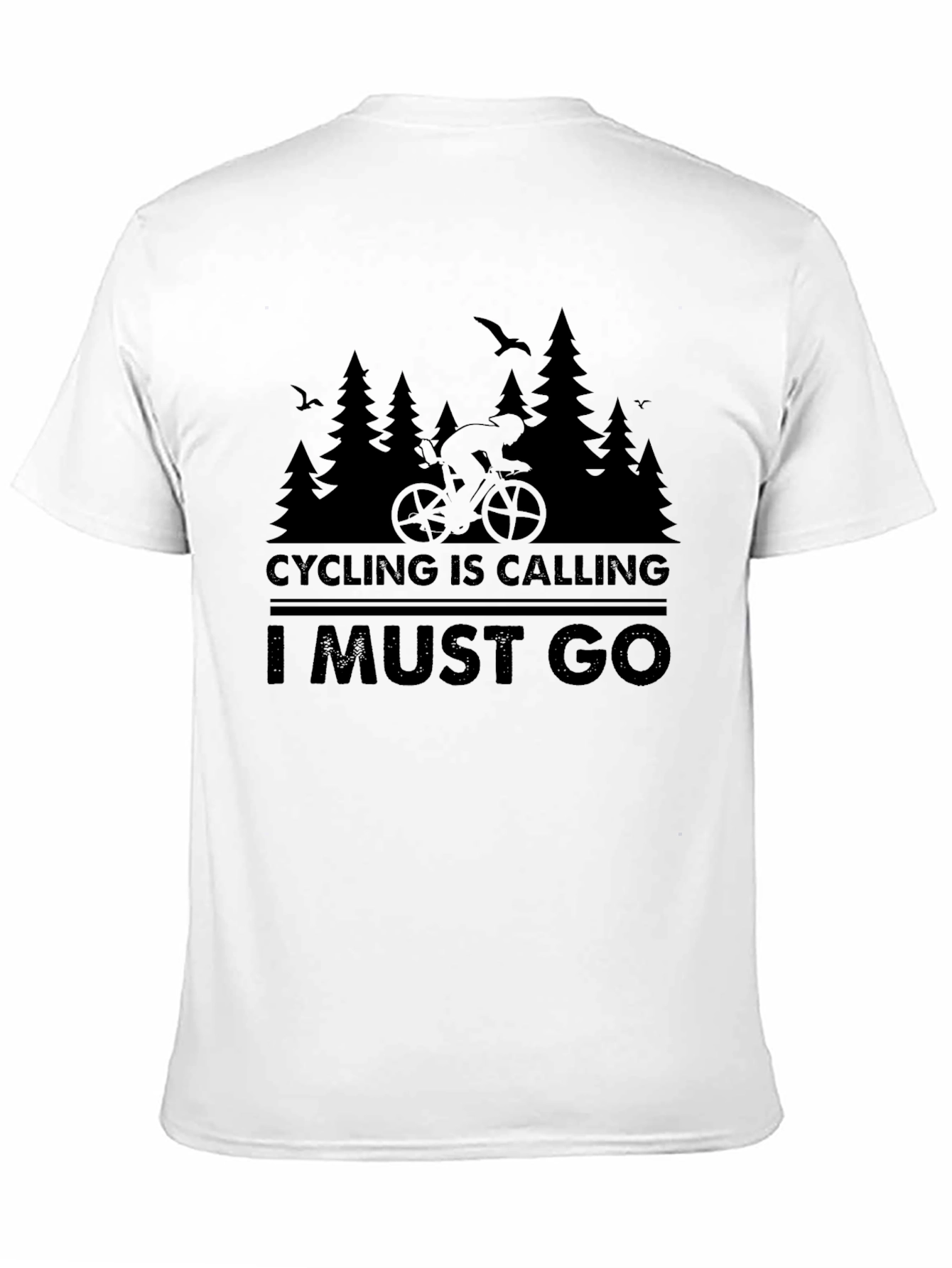 Cycling Is Calling T-Shirt - Nature Rider Design