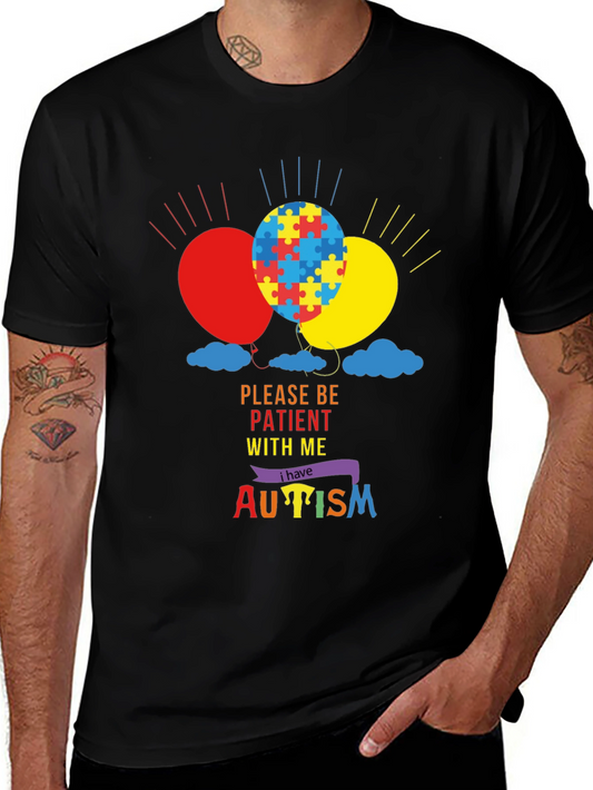 Autism Awareness T-Shirt - Puzzle Balloons