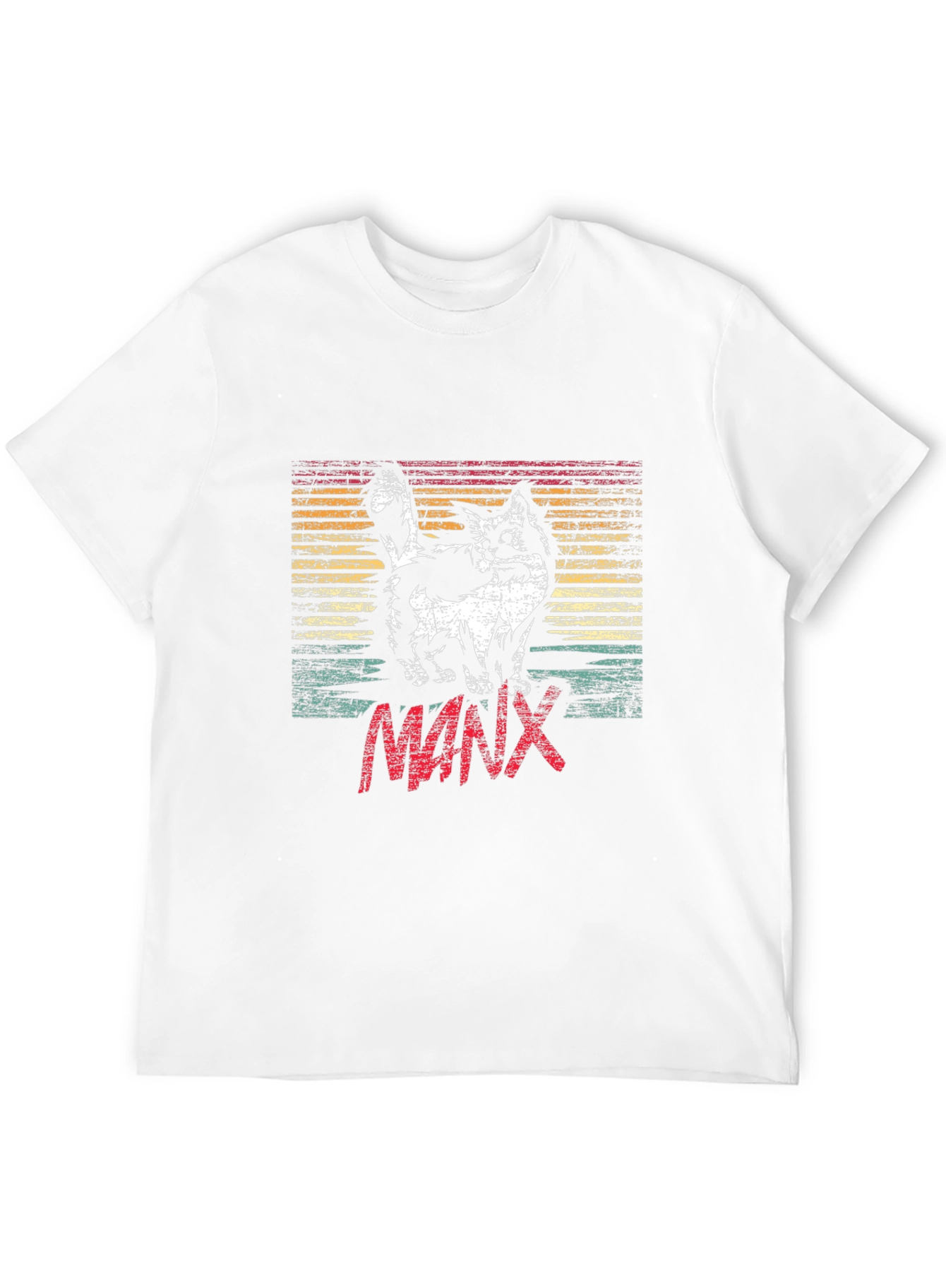 Retro Manx Cat T-Shirt
