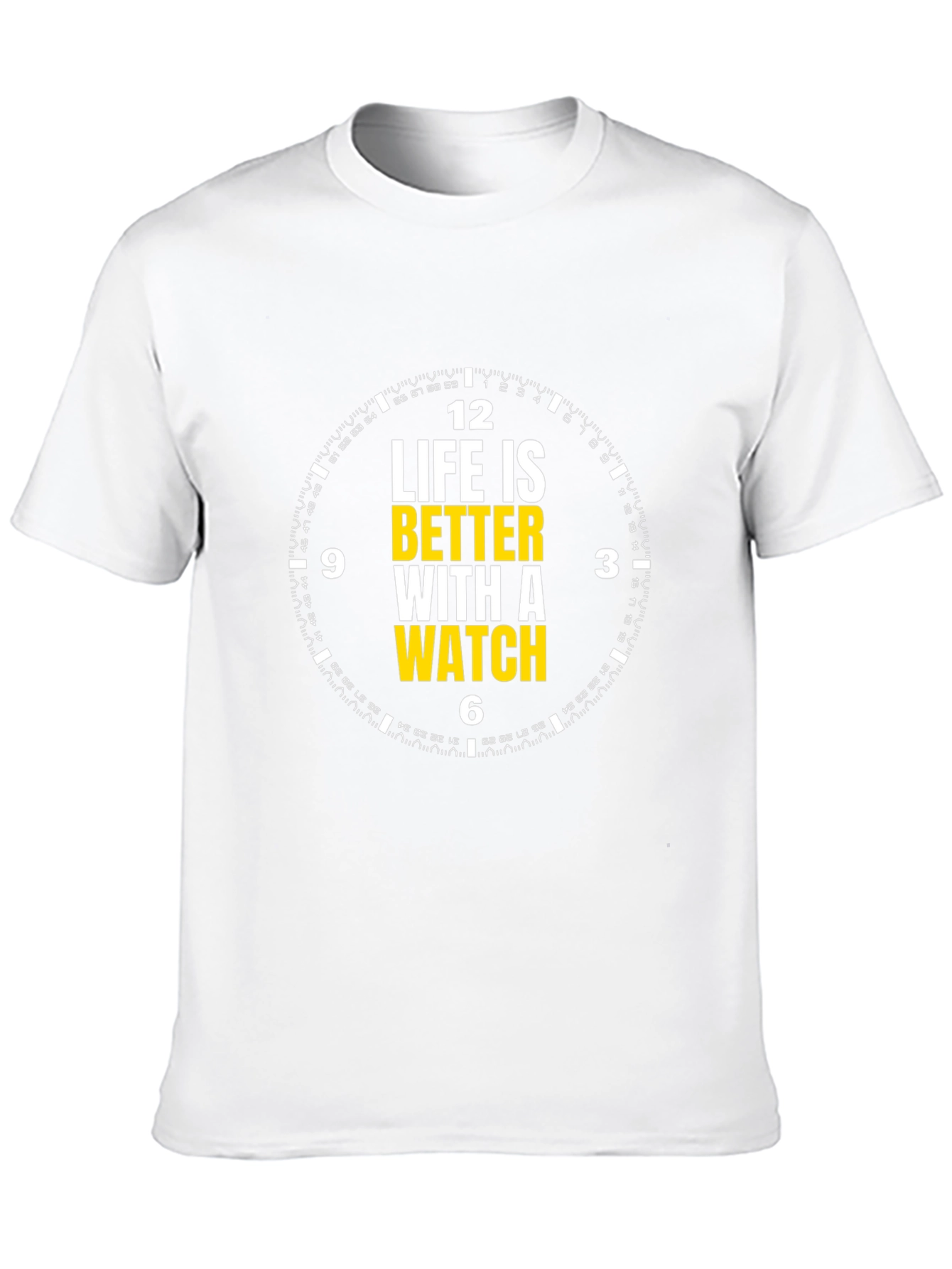 Life is Better with a Watch Black T-Shirt