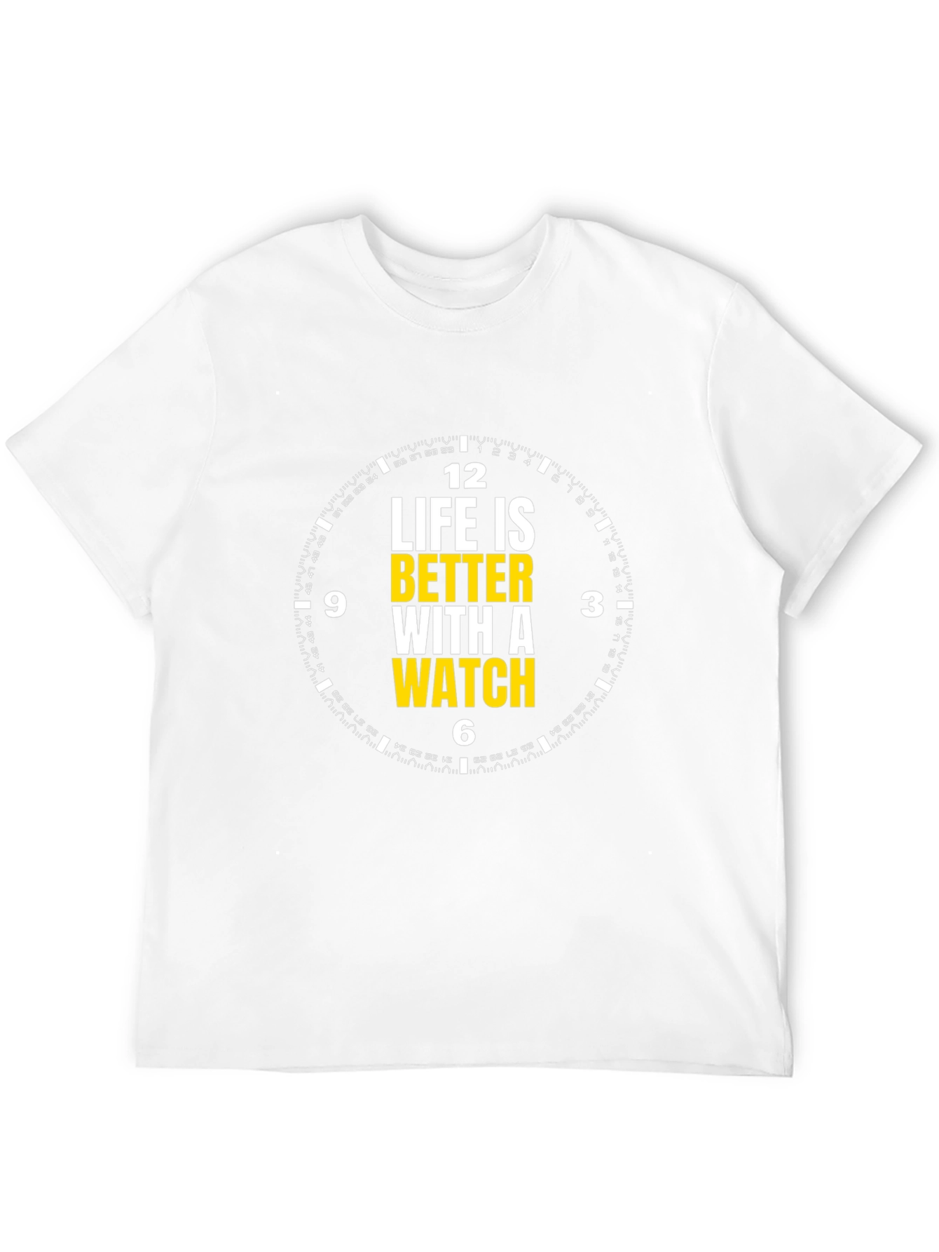 Life is Better with a Watch Black T-Shirt