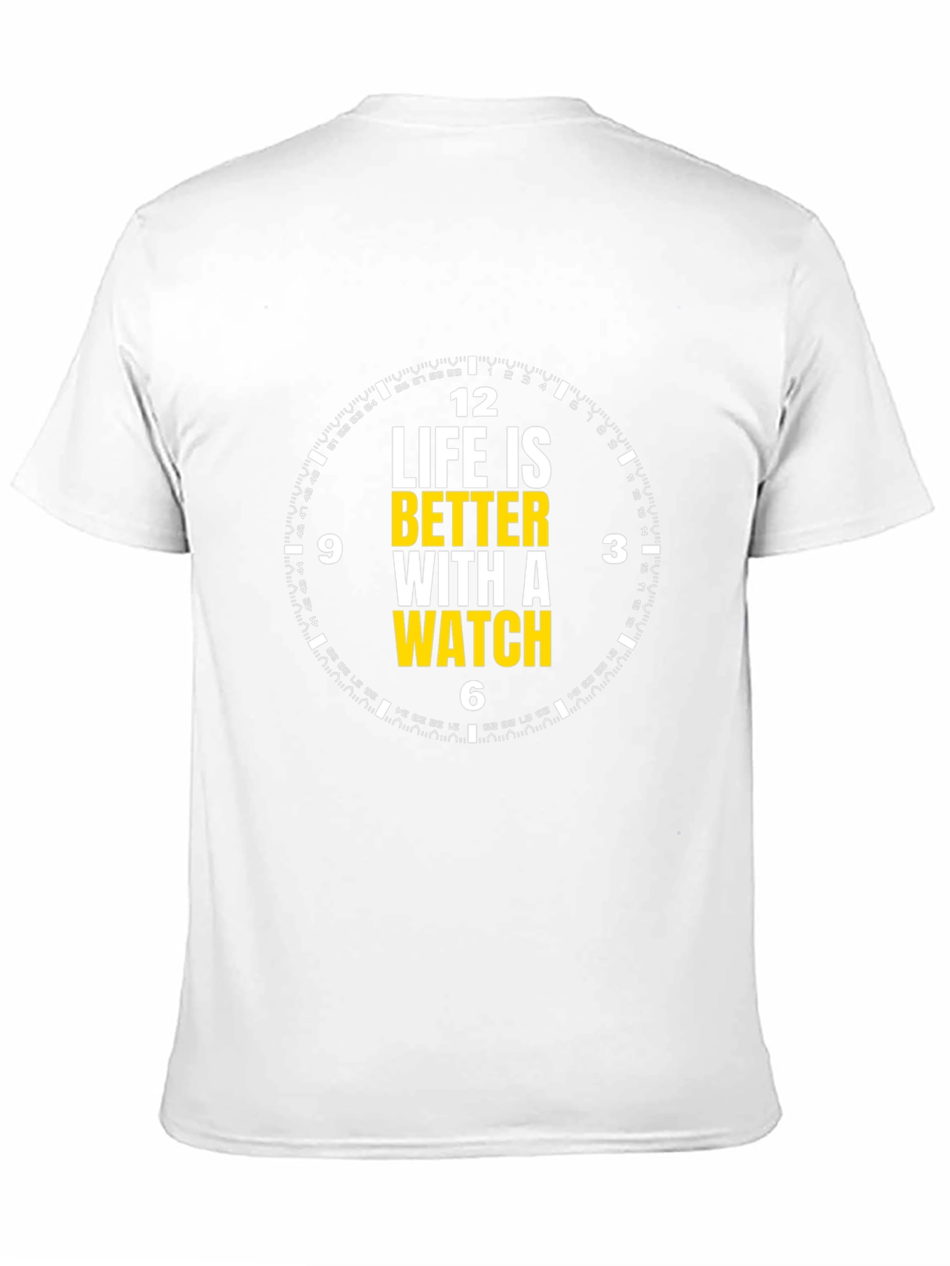 Life is Better with a Watch Black T-Shirt