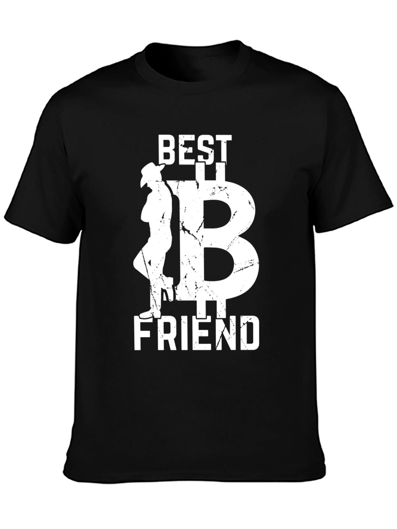 Best Friend Bitcoin T-Shirt - Black Graphic Tee