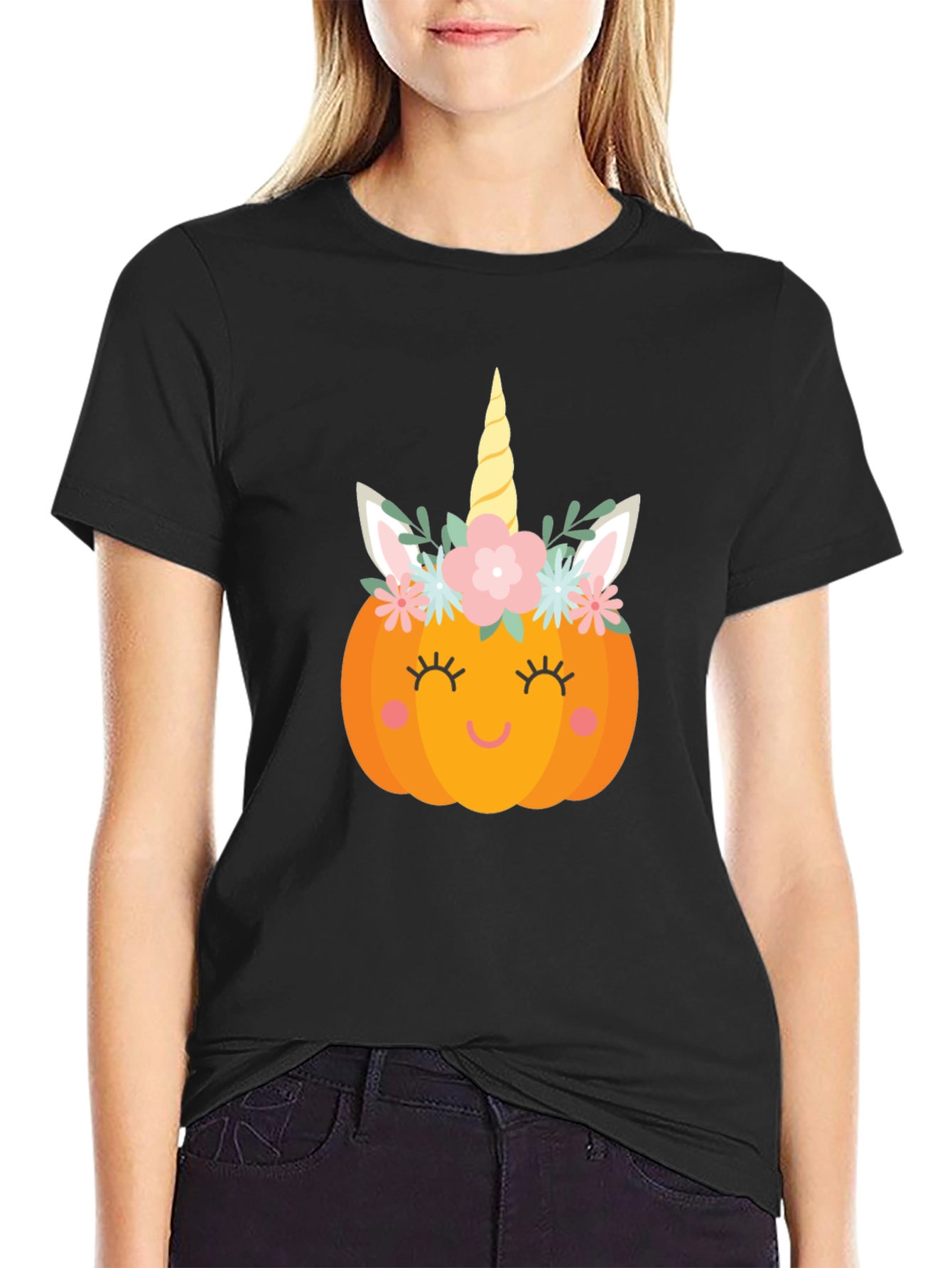 Pumpkin Unicorn Halloween Shirt