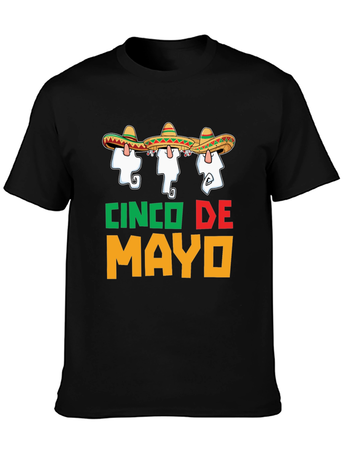 Cinco De Mayo T-Shirt Black Graphic Tee