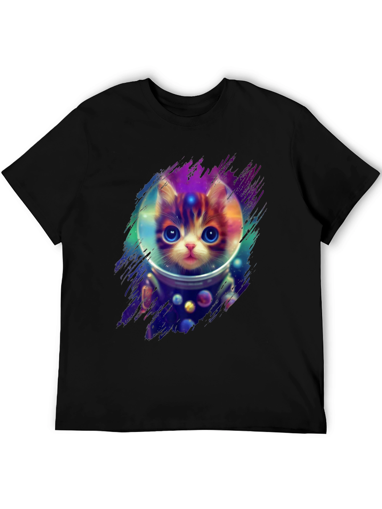Astronaut Cat T-Shirt - Space Kitten Tee