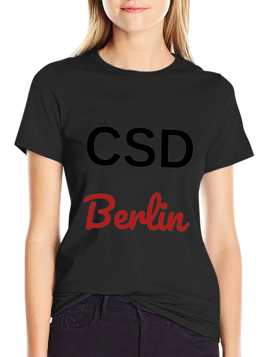 CSD Berlin Graphic T-Shirt - Black Cotton Blend Tee