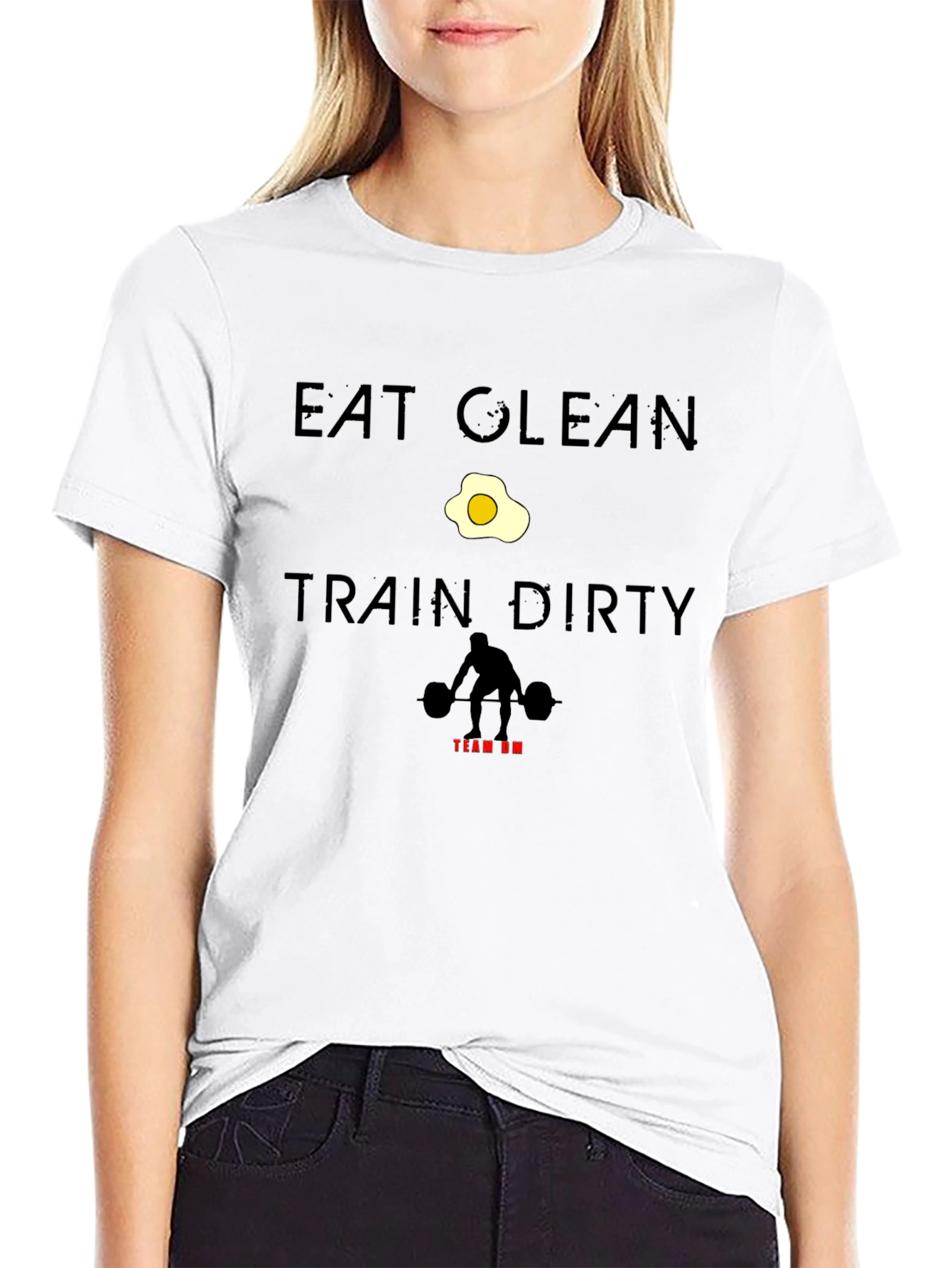 Eat Clean Train Dirty Graphic Tee