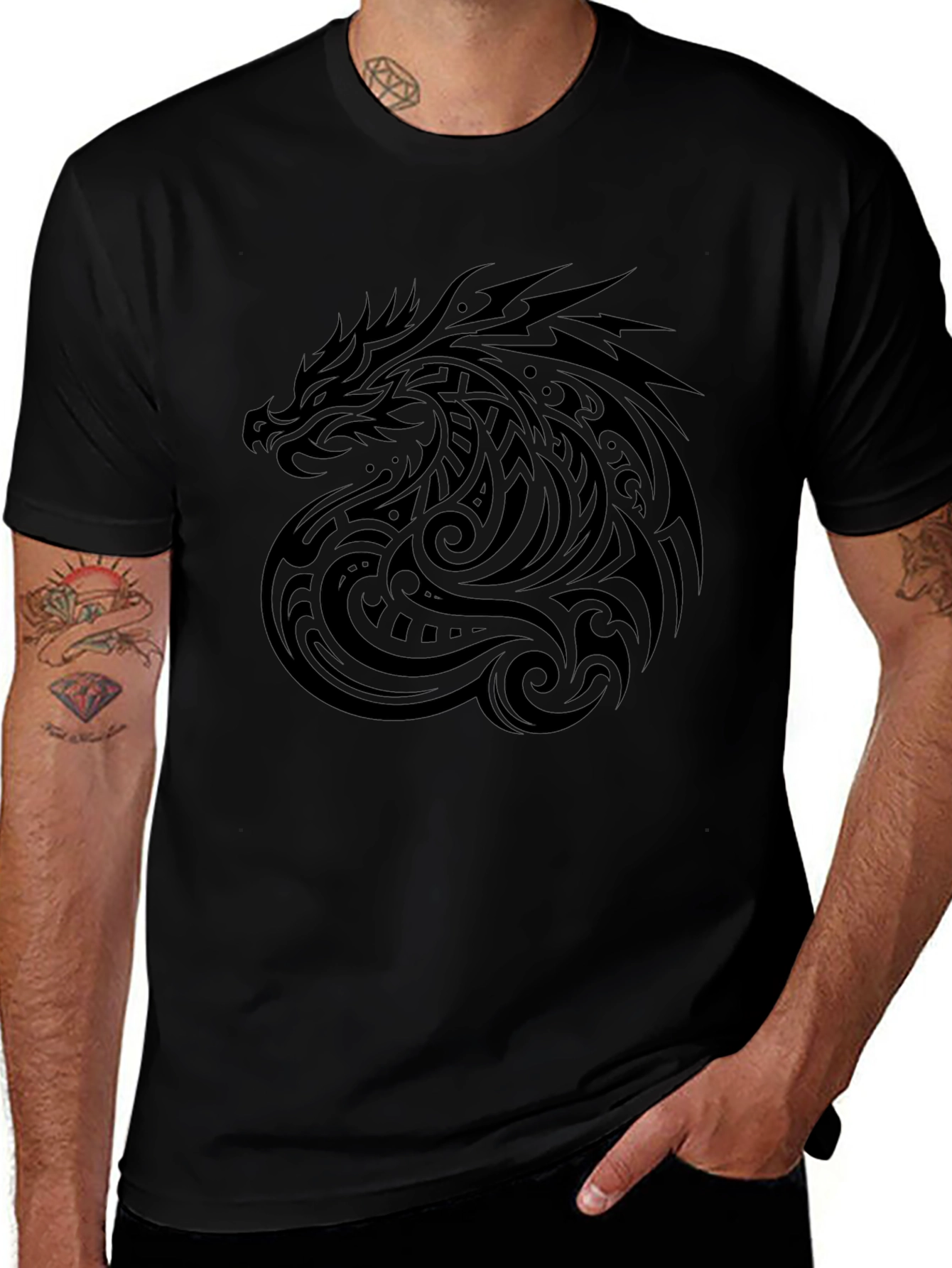 Black Dragon Graphic Tee