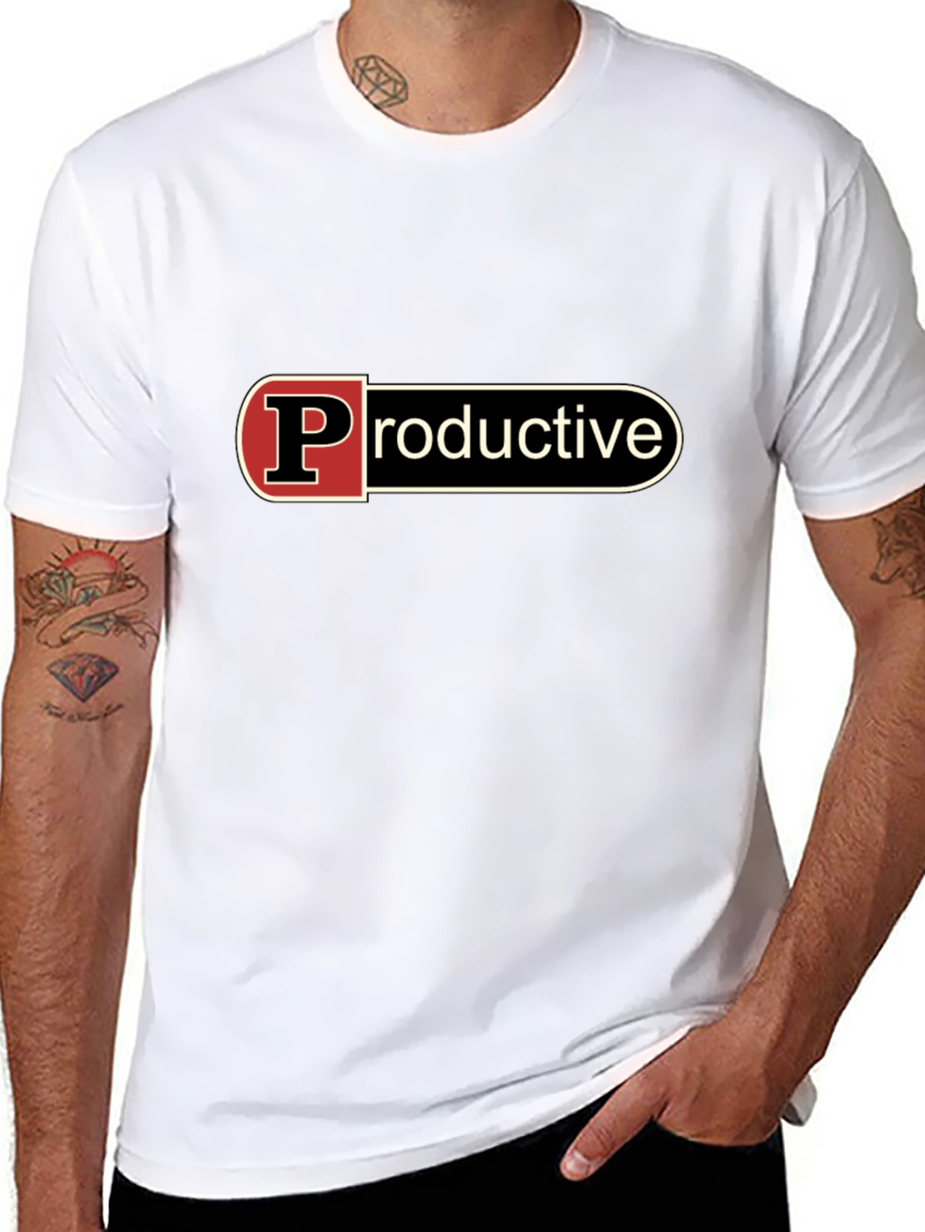 Productive T-Shirt - Black Classic Fit