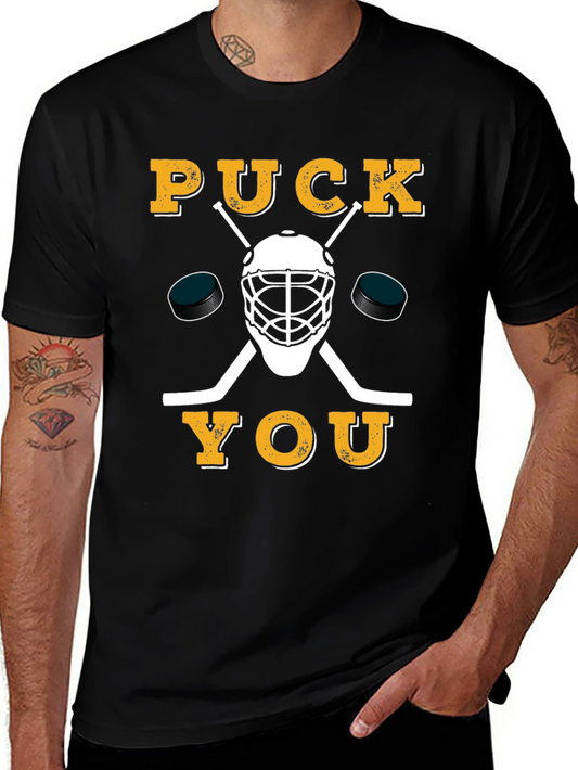 Puck You Hockey Graphic T-Shirt