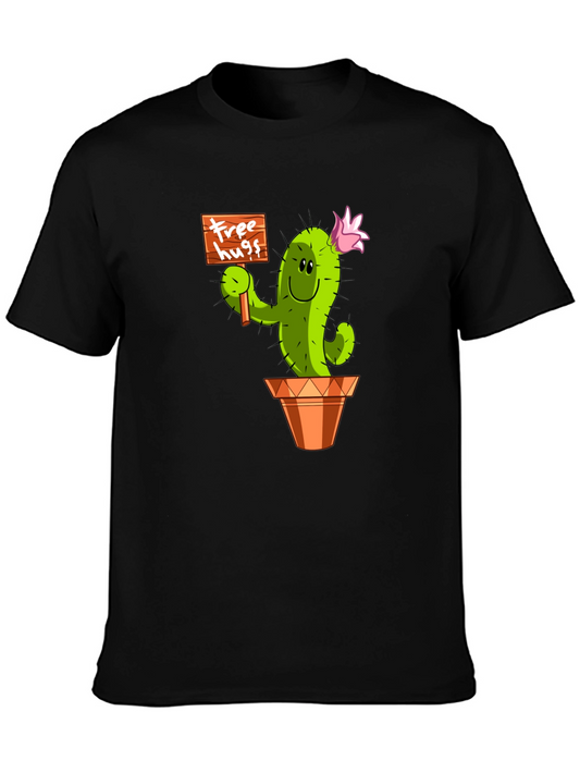 Cactus Free Hugs Graphic T-Shirt