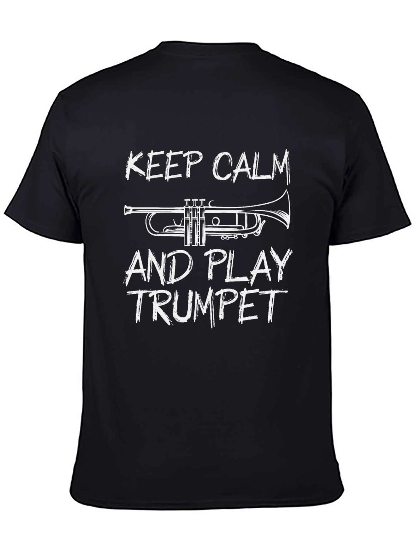 Keep Calm Trumpet T-Shirt - Black