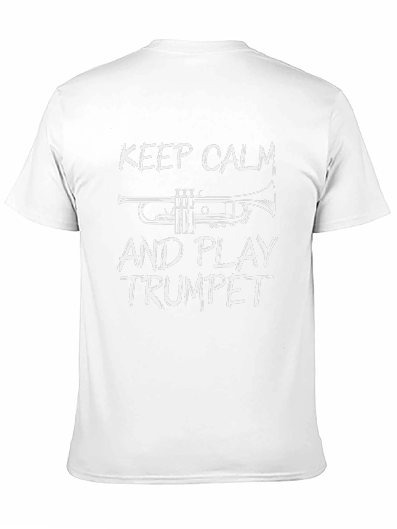 Keep Calm Trumpet T-Shirt - Black