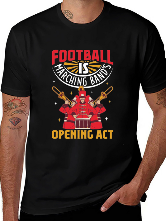 Football Marching Band Opening Act Graphic T-Shirt
