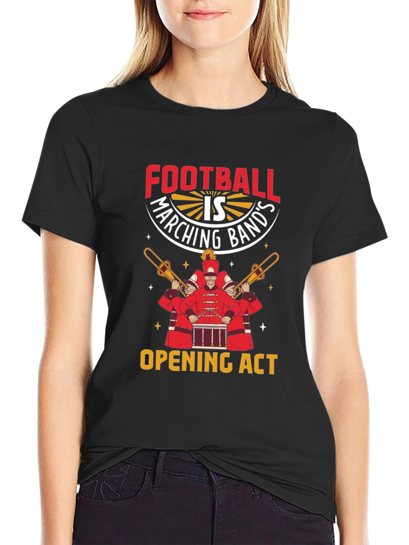 Football Marching Band Opening Act Graphic T-Shirt
