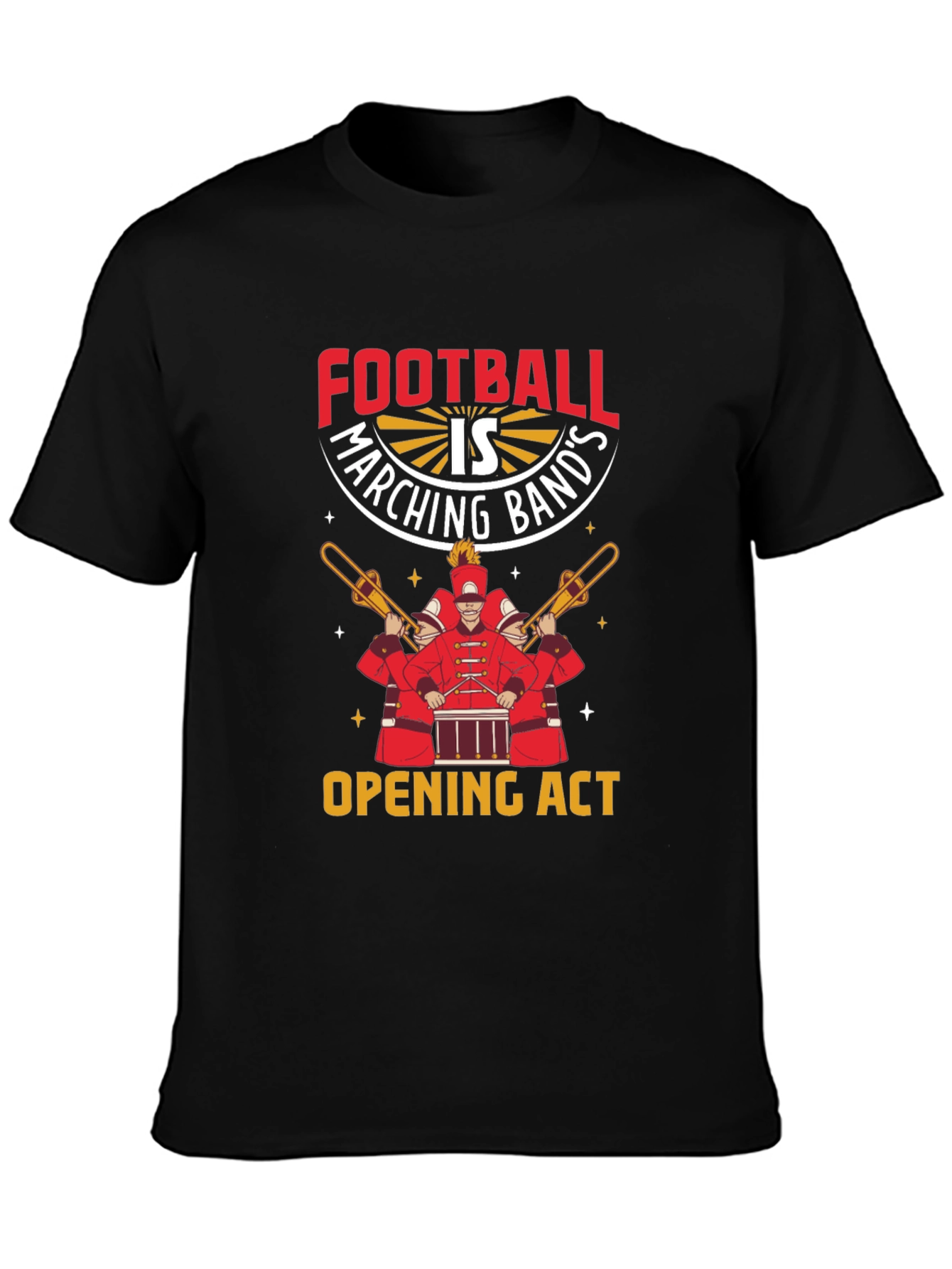 Football Marching Band Opening Act Graphic T-Shirt