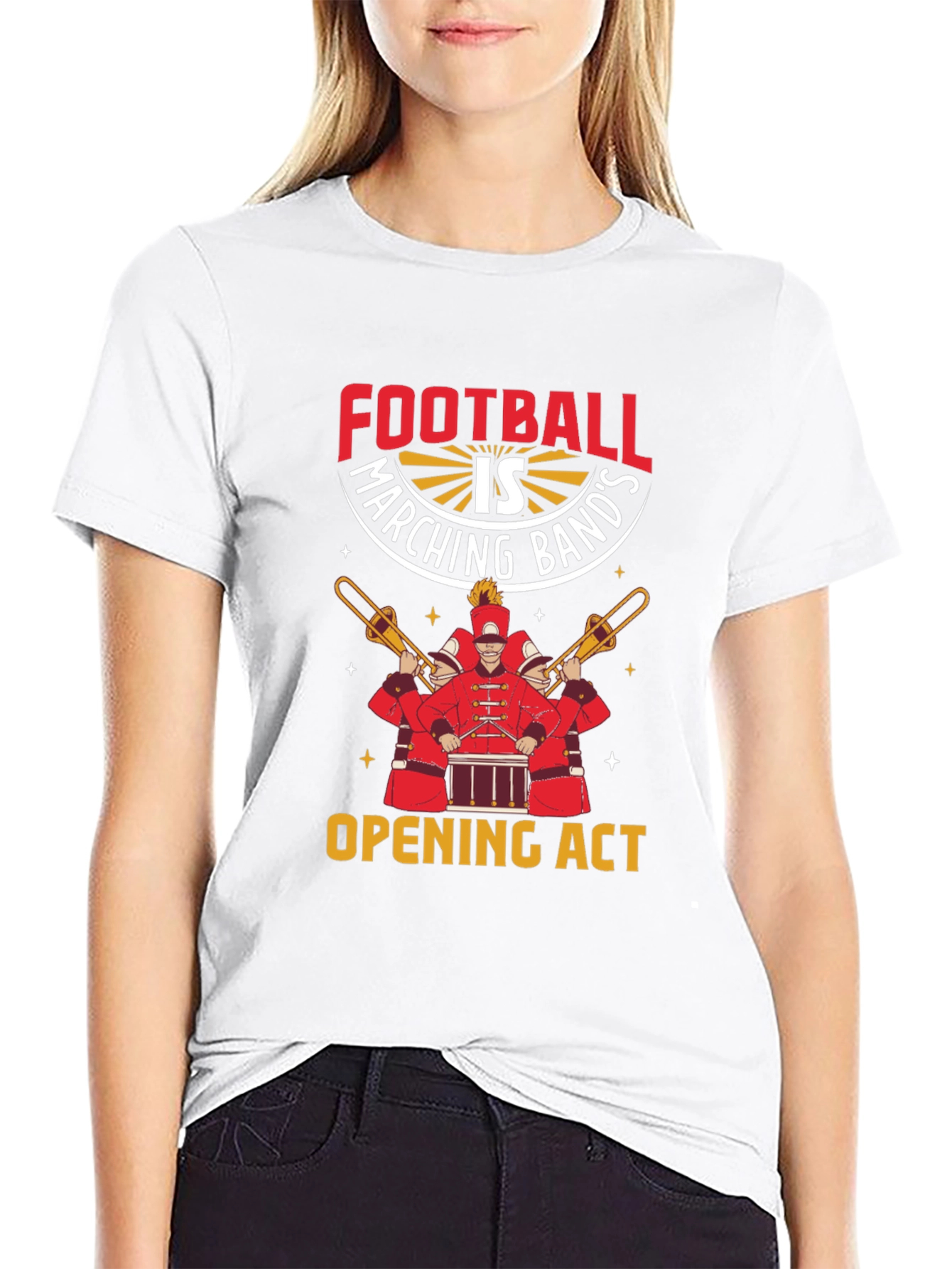 Football Marching Band Opening Act Graphic T-Shirt