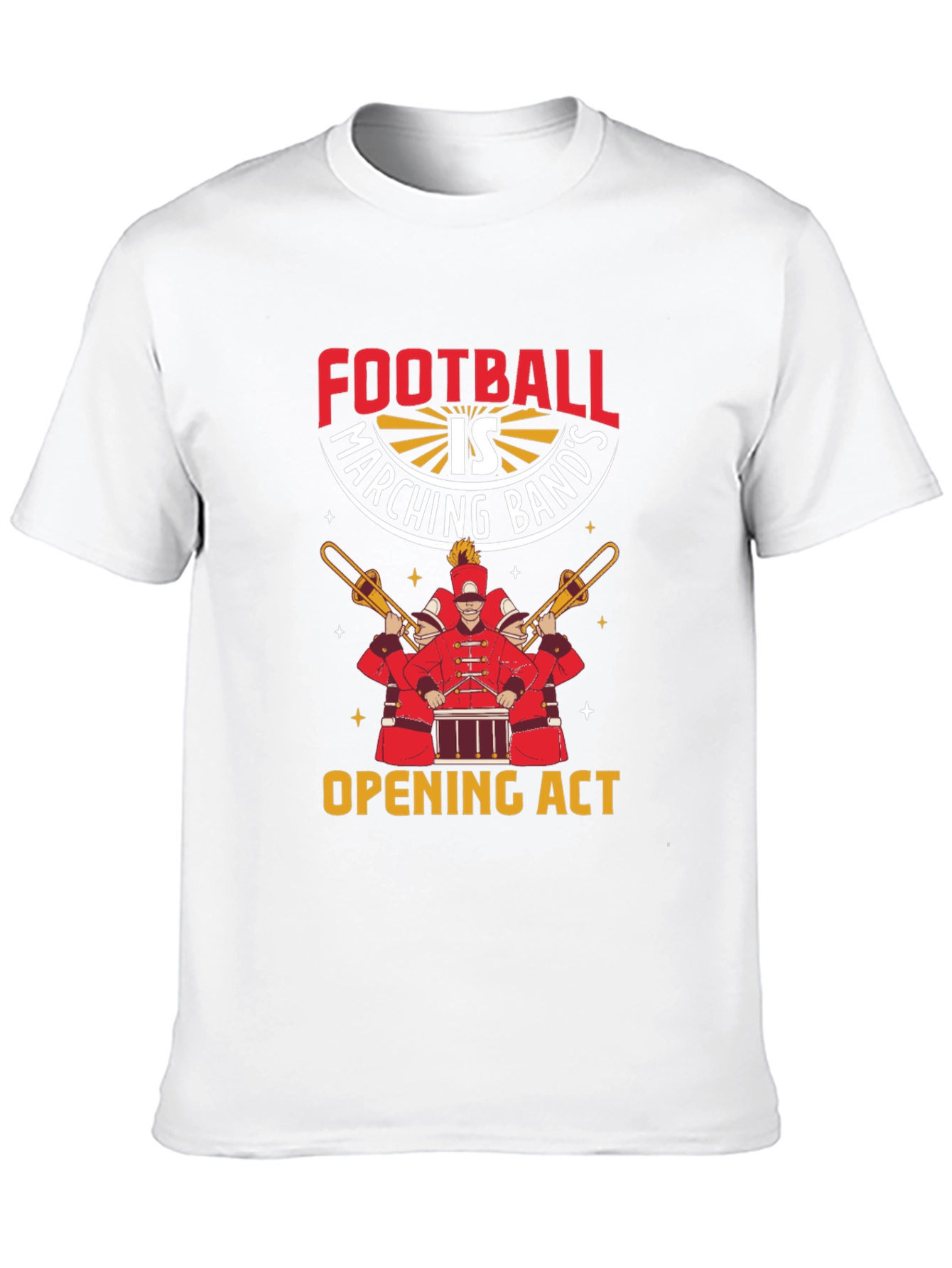 Football Marching Band Opening Act Graphic T-Shirt