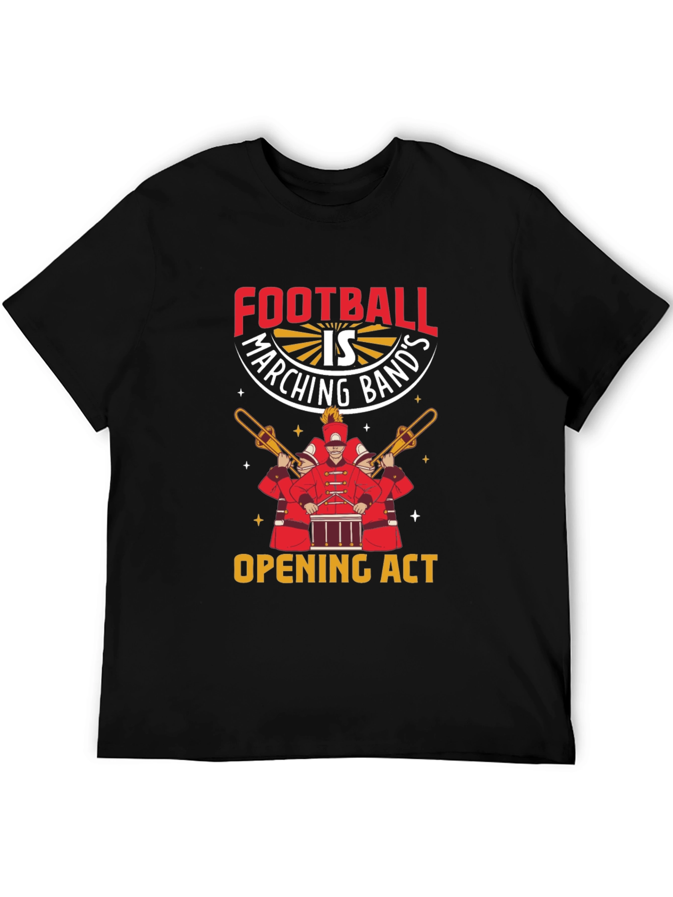 Football Marching Band Opening Act Graphic T-Shirt