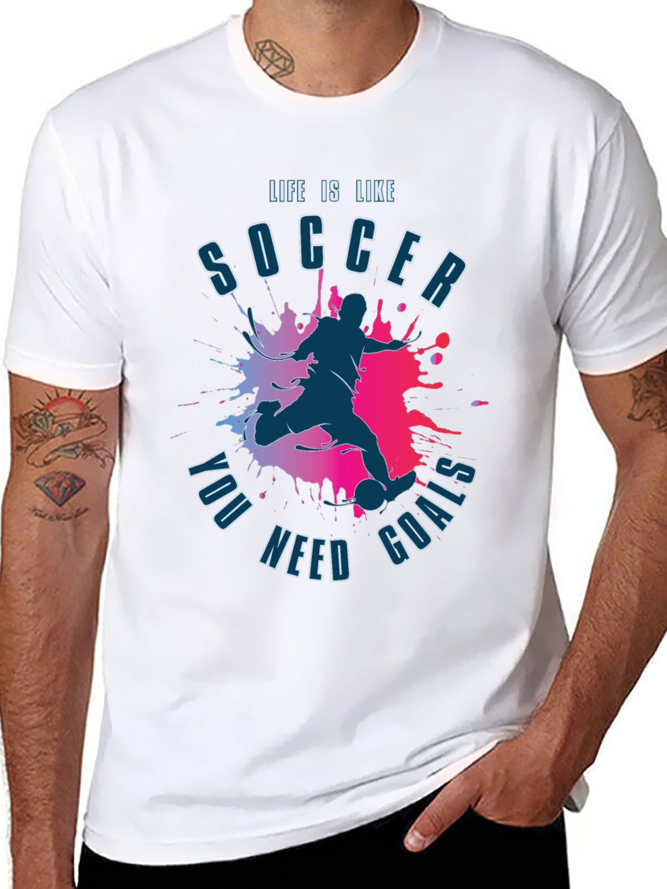 Life is Like Soccer T-Shirt - You Need Goals