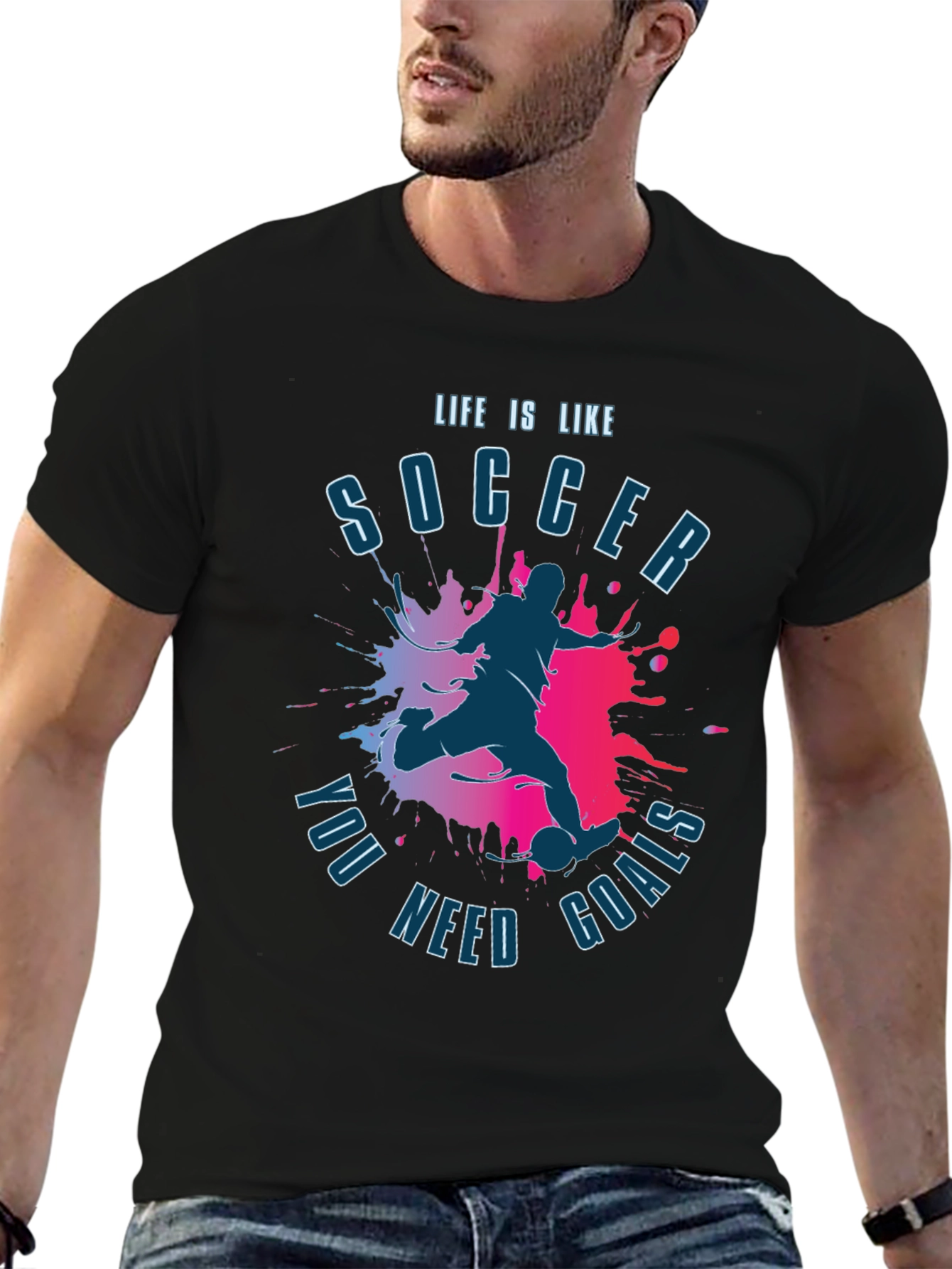 Life is Like Soccer T-Shirt - You Need Goals