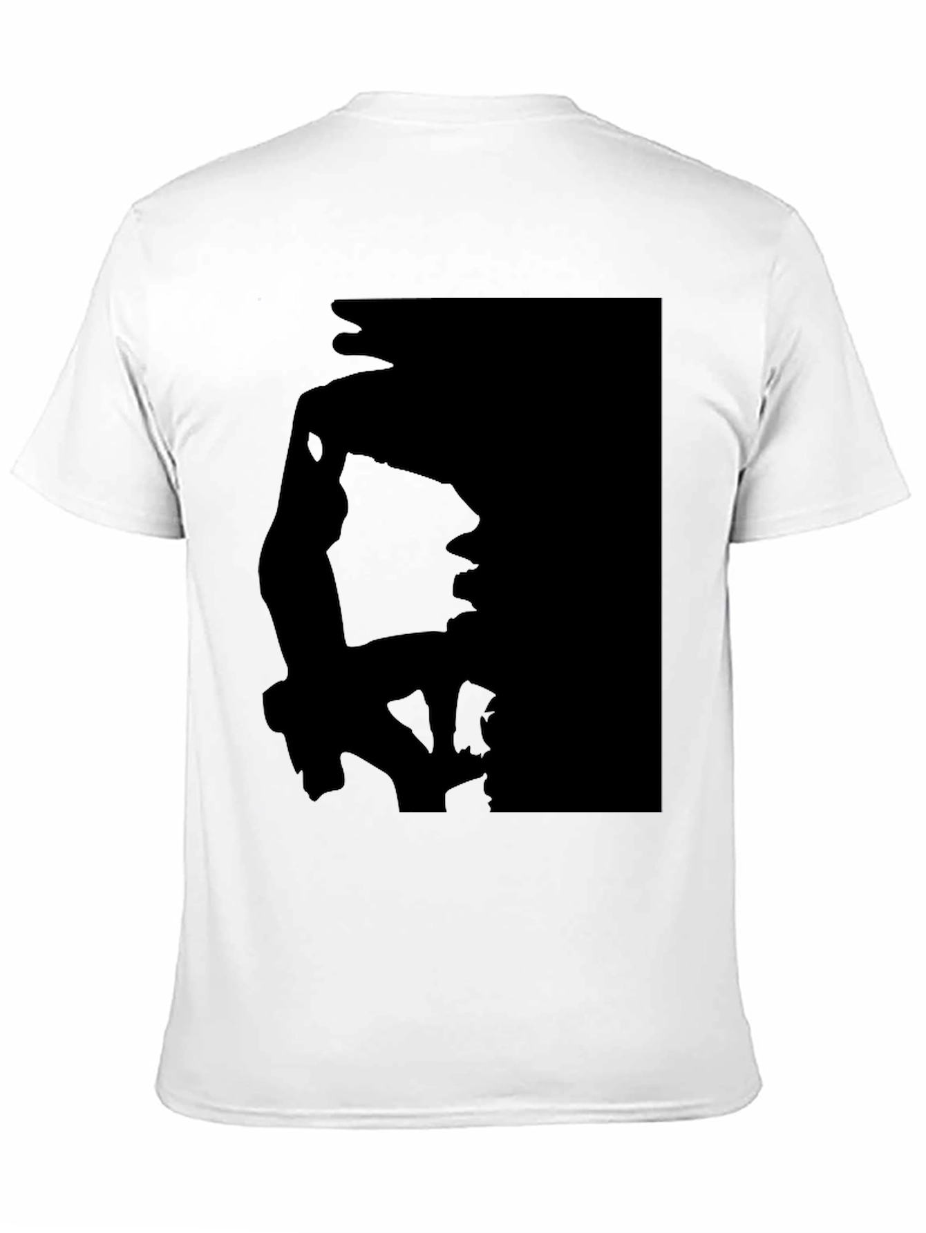 Silhouette Print Black T-Shirt