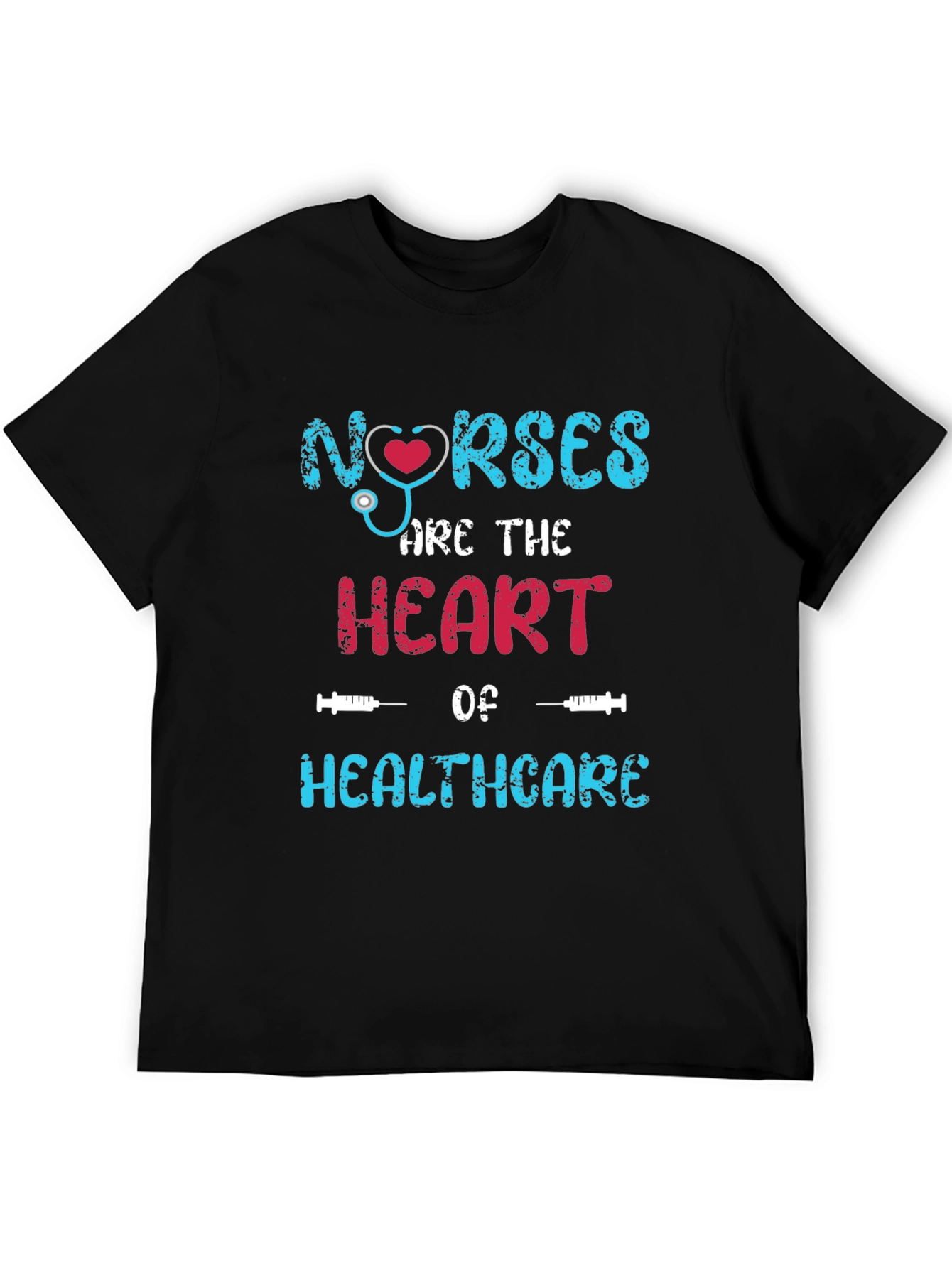 Nurses are the Heart of Healthcare Graphic T-Shirt