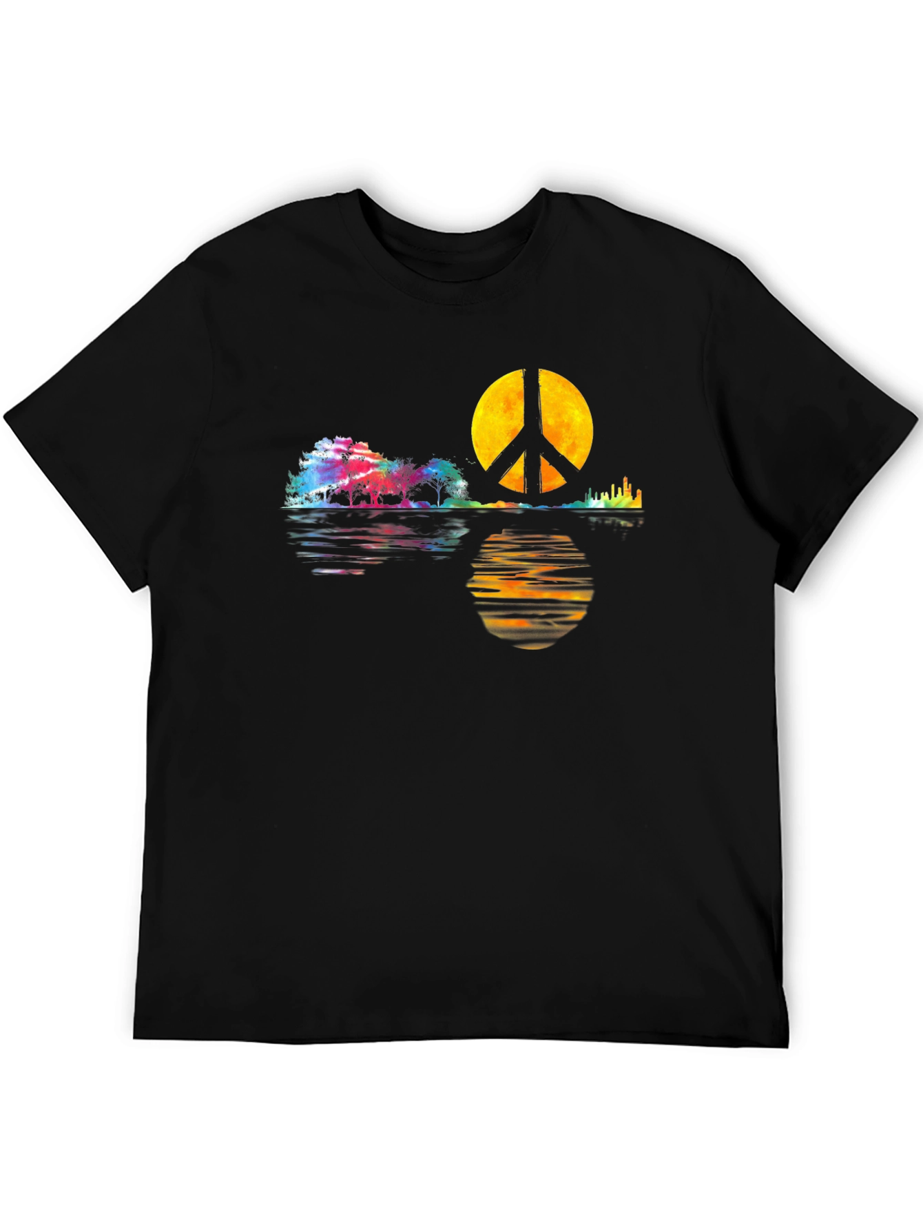 Peace Sign Reflection Graphic Tee