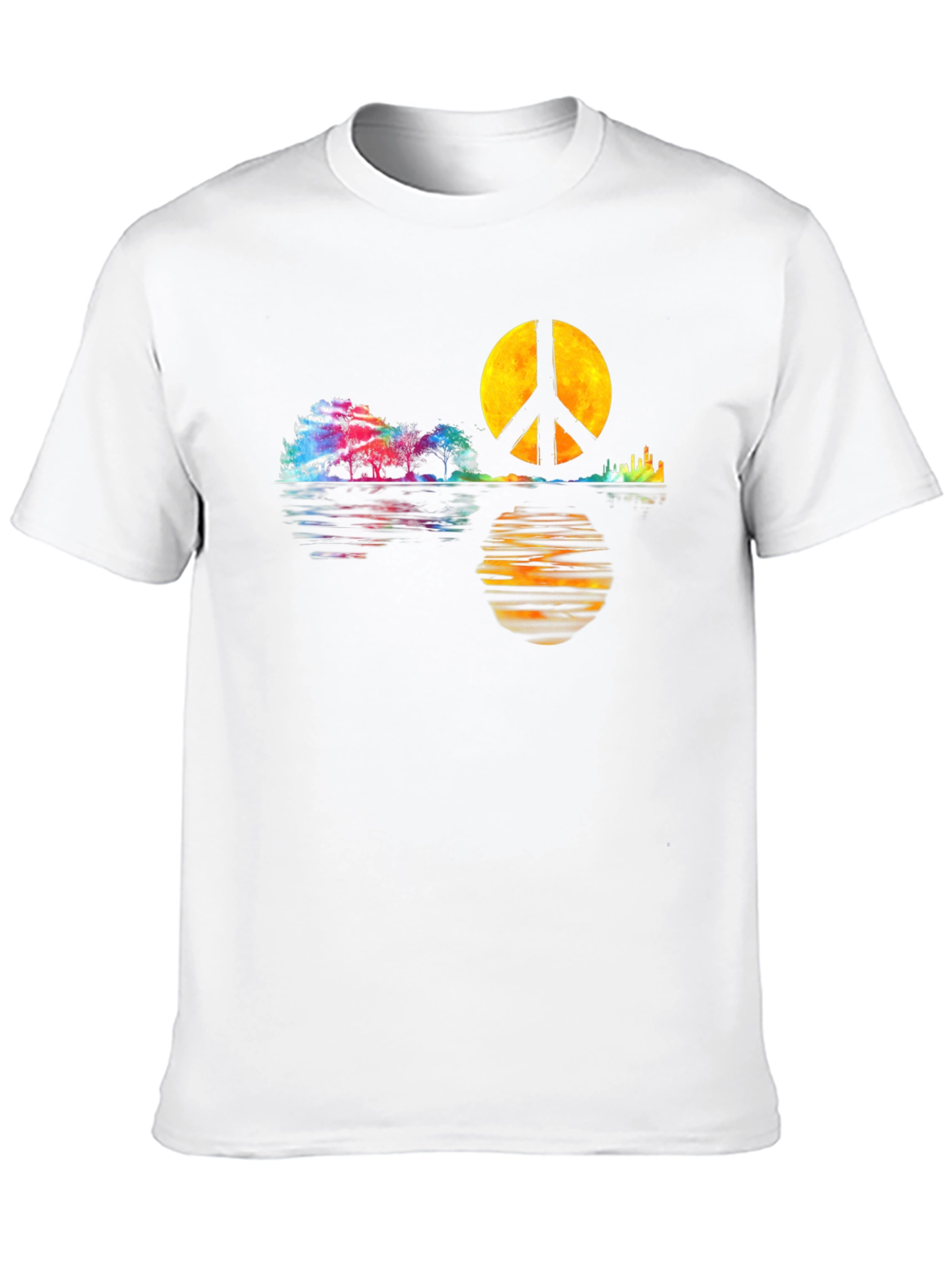 Peace Sign Reflection Graphic Tee