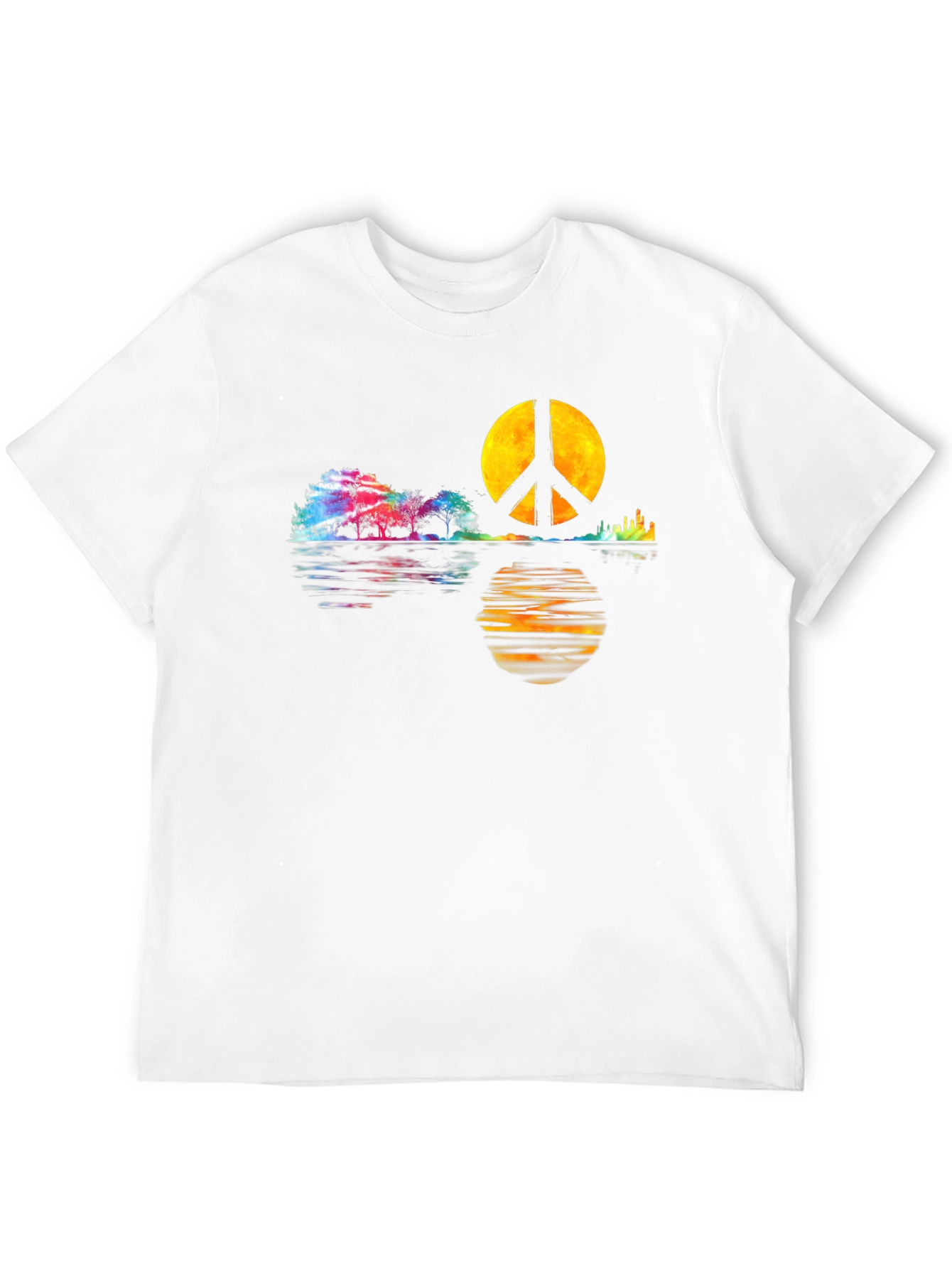 Peace Sign Reflection Graphic Tee
