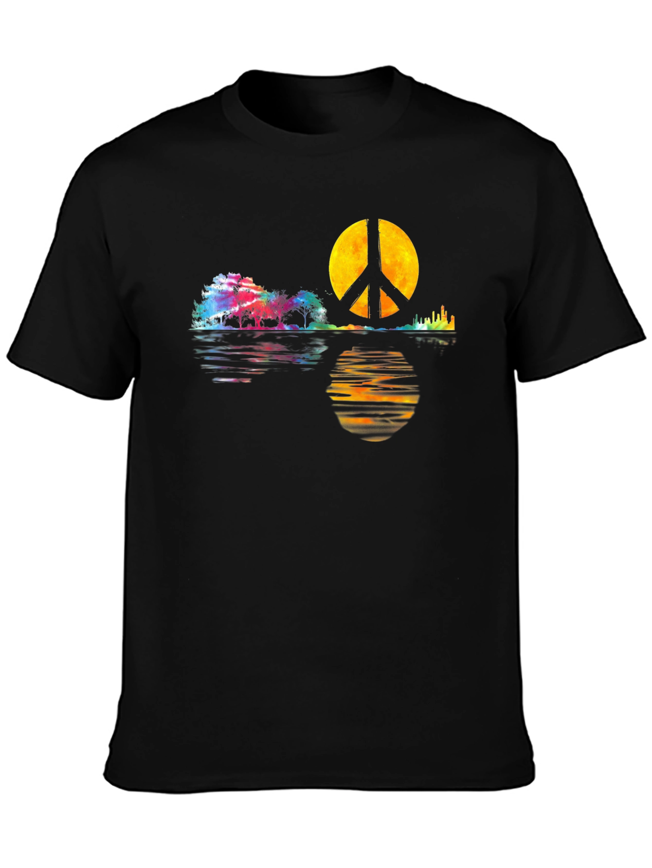 Peace Sign Reflection Graphic Tee