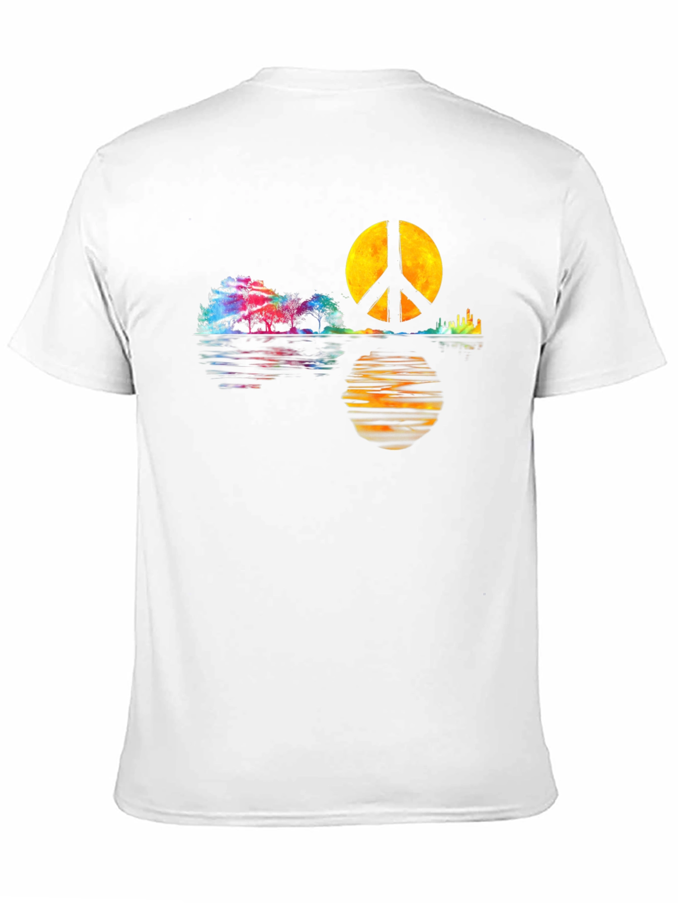 Peace Sign Reflection Graphic Tee
