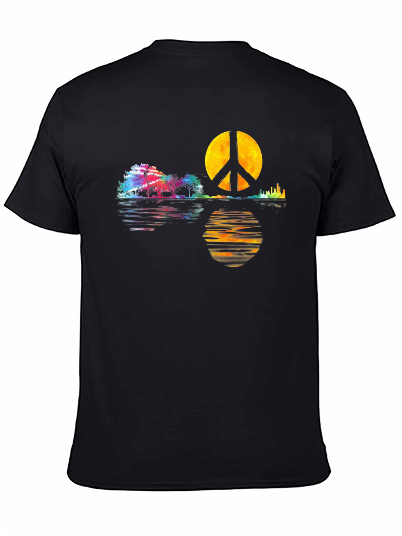 Peace Sign Reflection Graphic Tee