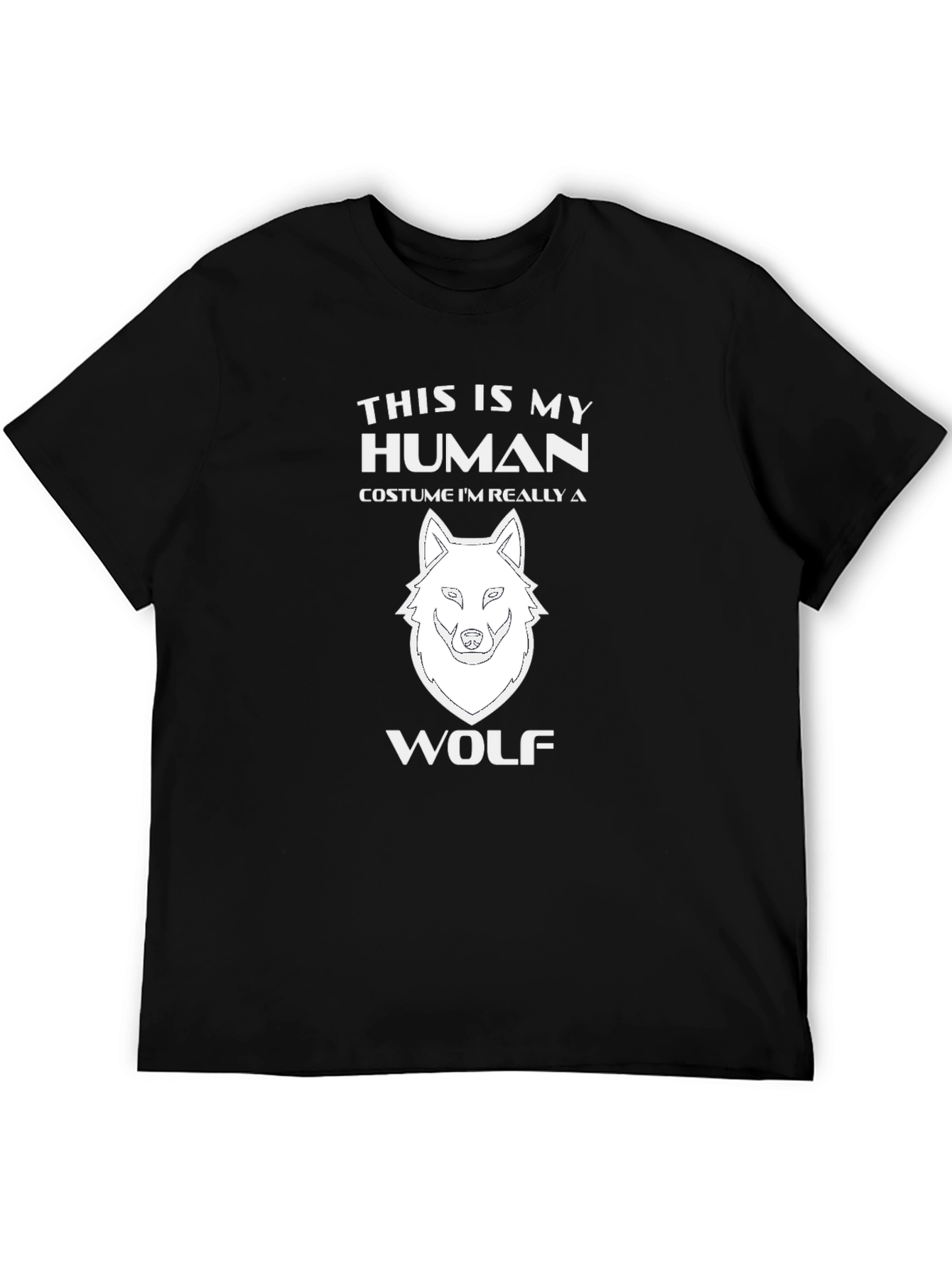 This Is My Human Costume Wolf T-Shirt